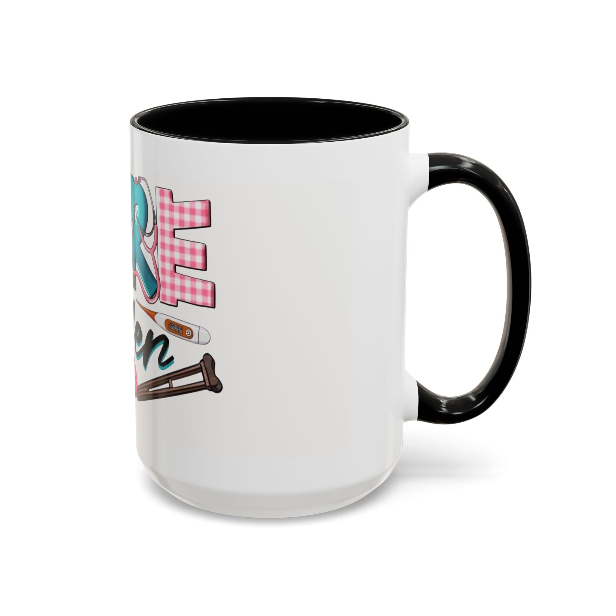 Nurse Given Accent Coffee Mug — Caregiver & Medical Equipment Design Christmas mug for all healthcare heroes