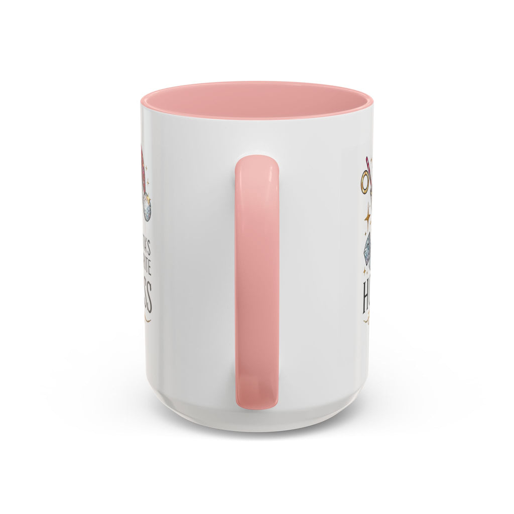 Accent Coffee Mug - "Santa's Favorite Hot Mess" Holiday Cocktail Mug (11/15 oz)