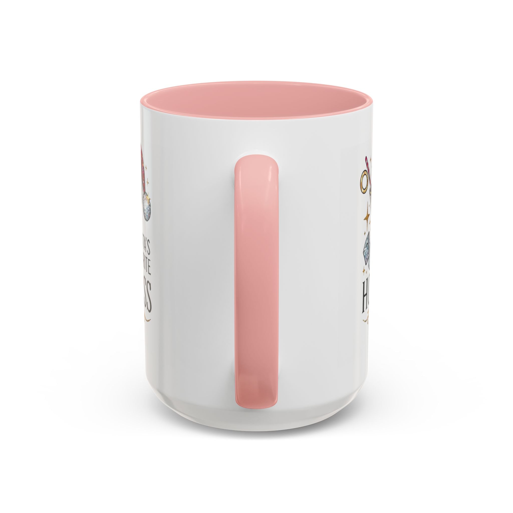 Accent Coffee Mug - "Santa's Favorite Hot Mess" Holiday Cocktail Mug (11/15 oz)