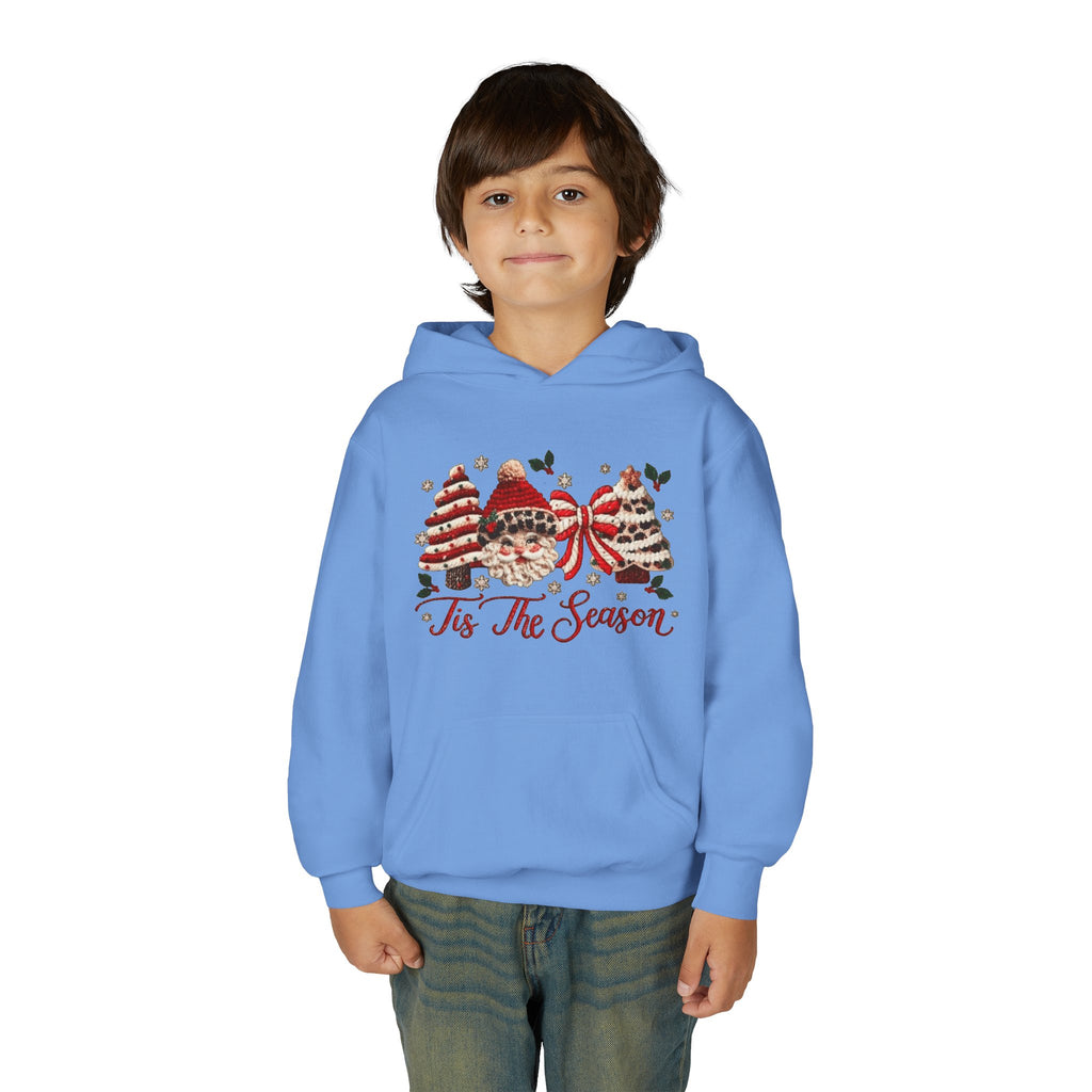 Youth Hoodie  Grinch Christmas Scene with 'Maybe Christmas' Quote