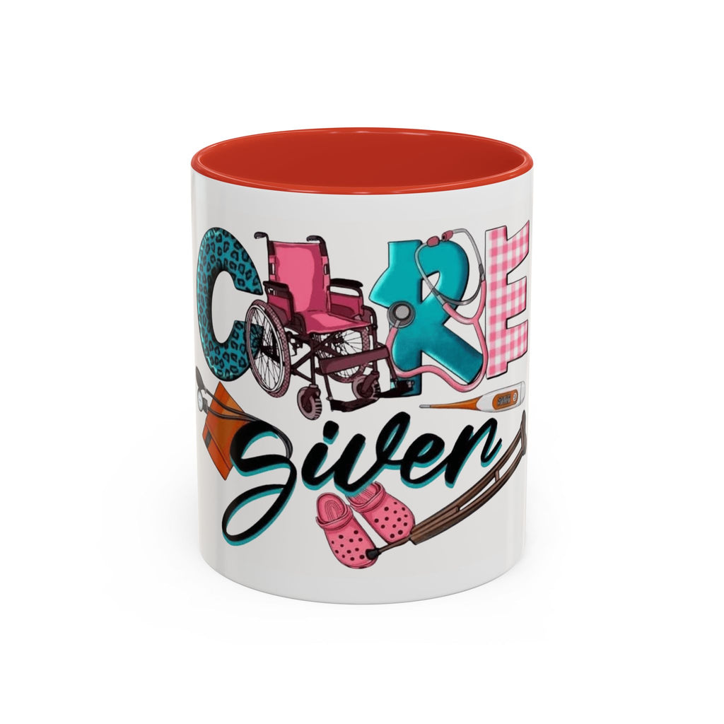 Nurse Given Accent Coffee Mug — Caregiver & Medical Equipment Design Christmas mug for all healthcare heroes