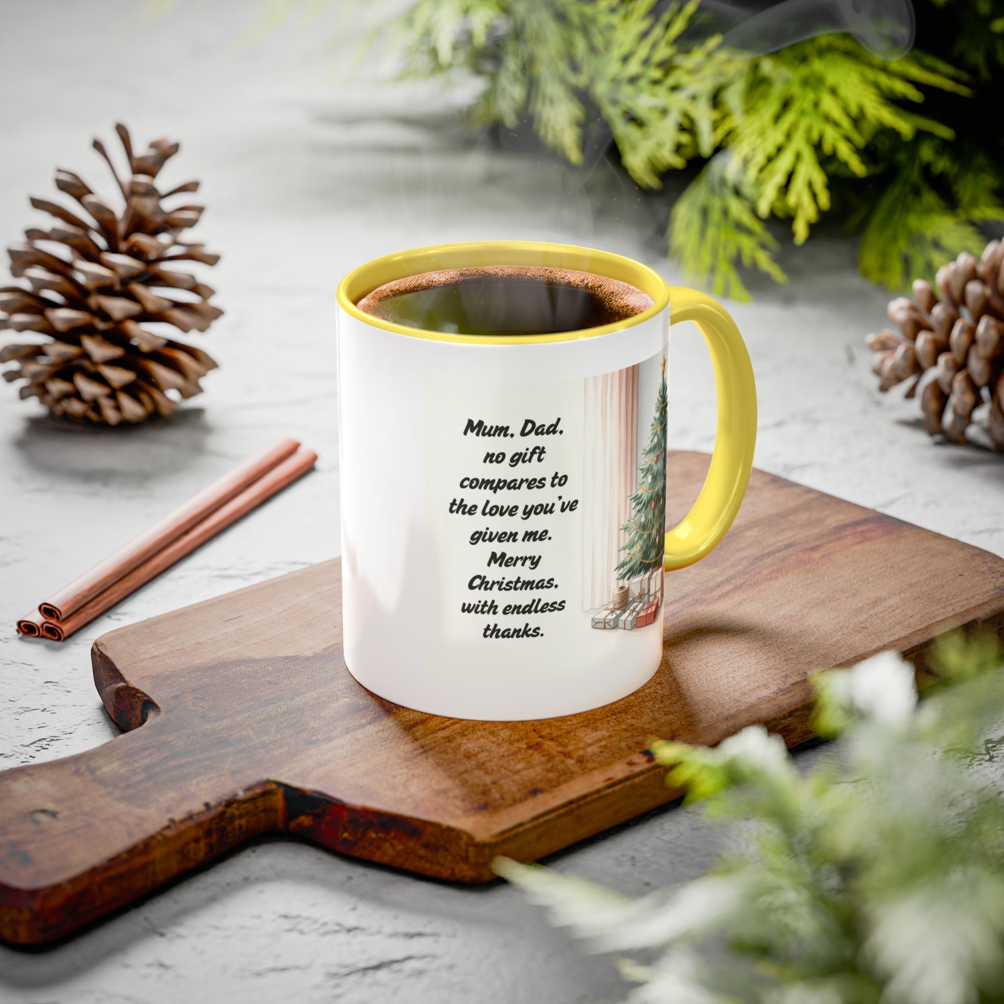 Christmas Mugs  Holiday Coffee Cups with Festive Quotes & Designs  Colorful 11oz & 15oz Coffee Cup with Heartfelt Message