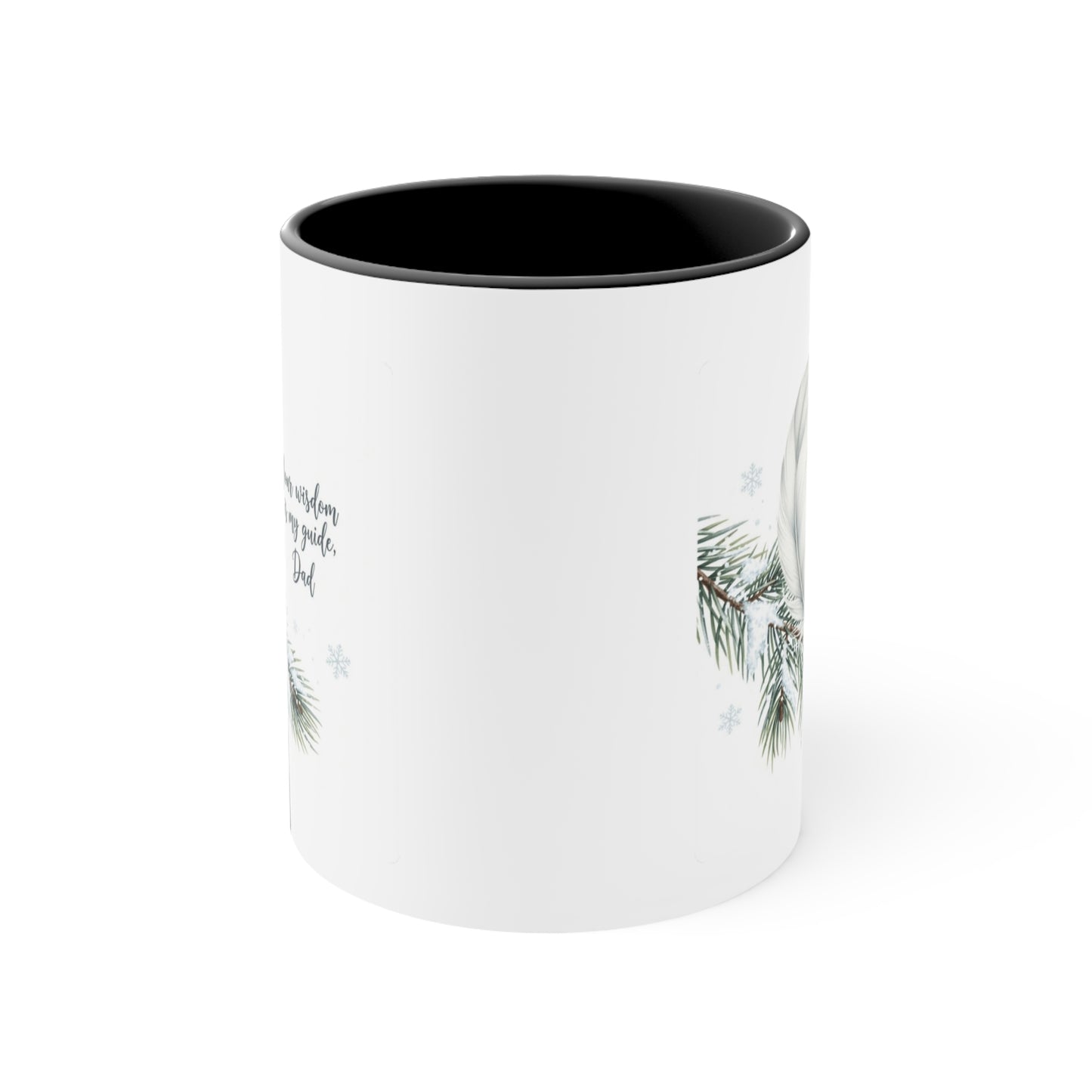 Holiday Mugs Christmas Gift Ideas Hot Cocoa & Coffee Cup Designs Inspirational Father's Day Mug with Feather Design