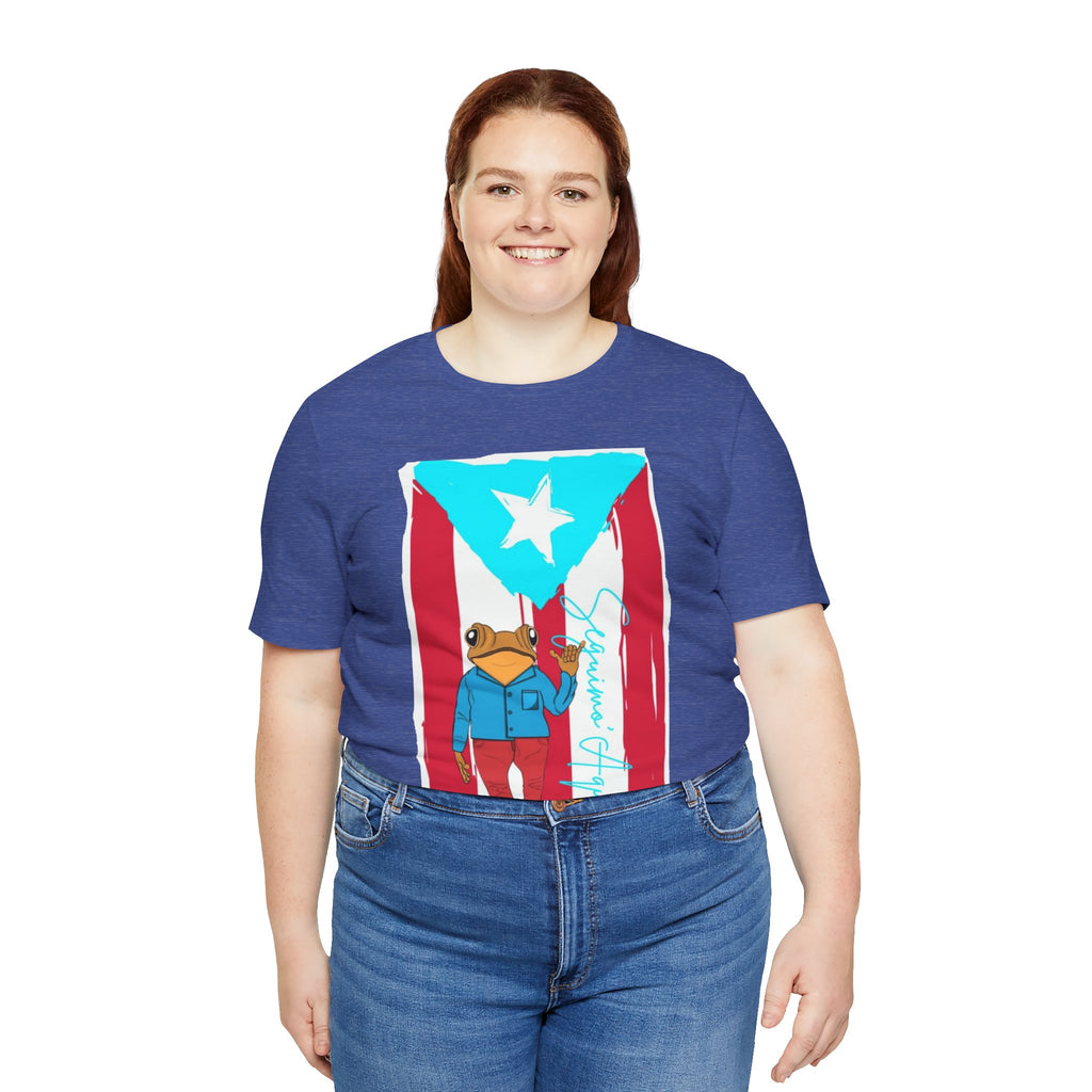 Puerto Rican Coqui Flag T‑Shirt  Boricua Pride Tee