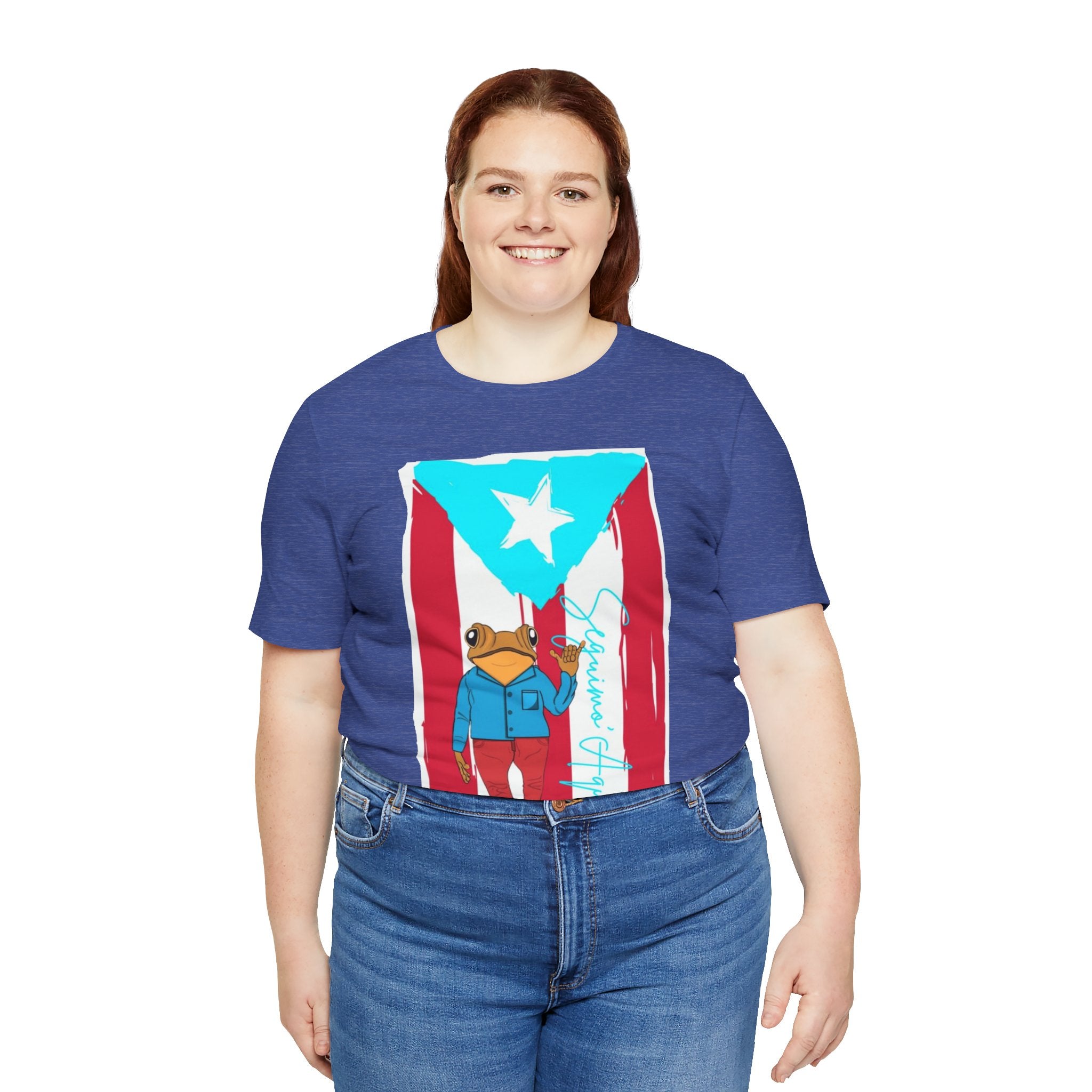 Puerto Rican Coqui Flag T‑Shirt  Boricua Pride Tee