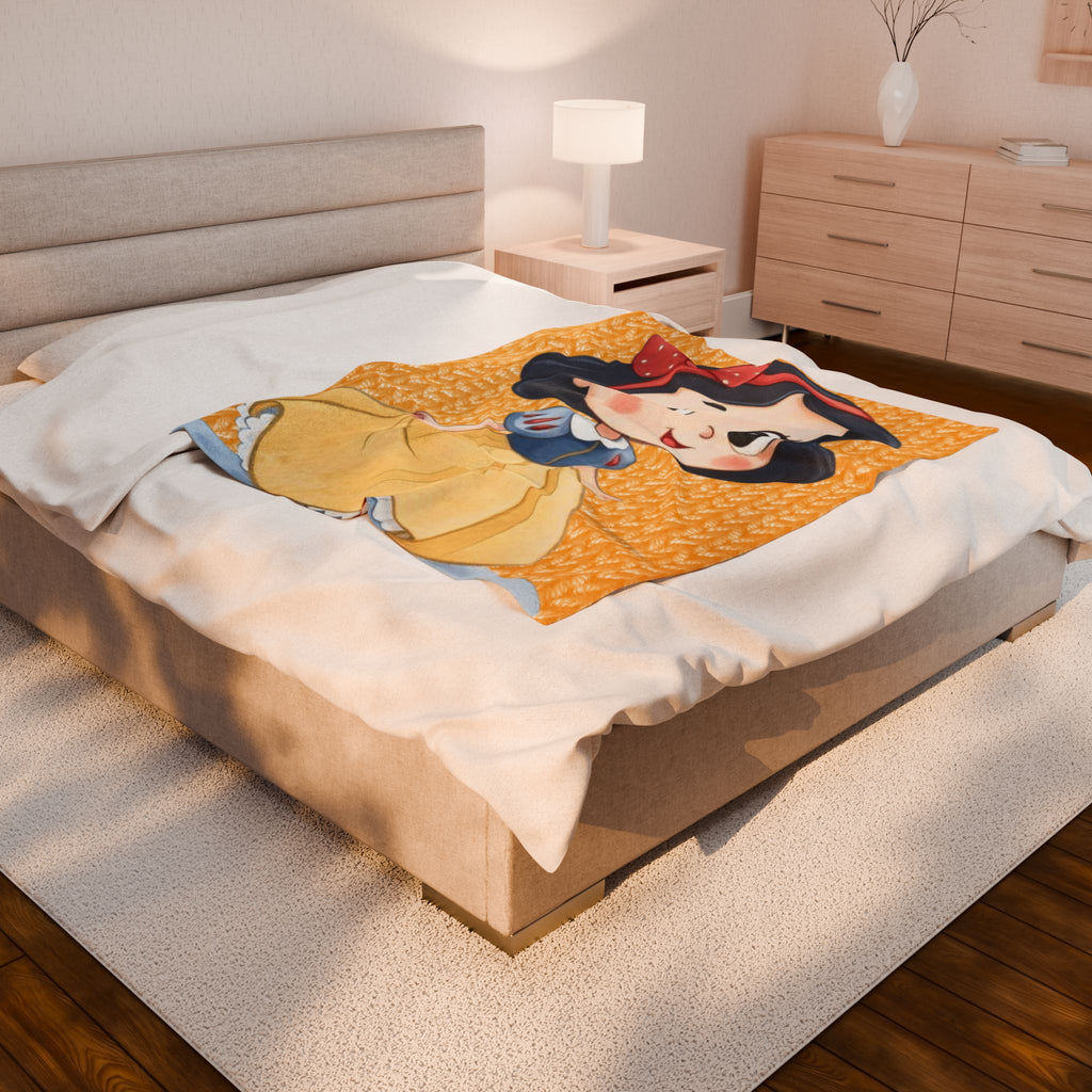 Santa Peeking Velveteen Plush Blanket — Cute Christmas Throw for Kids & Holiday Décor