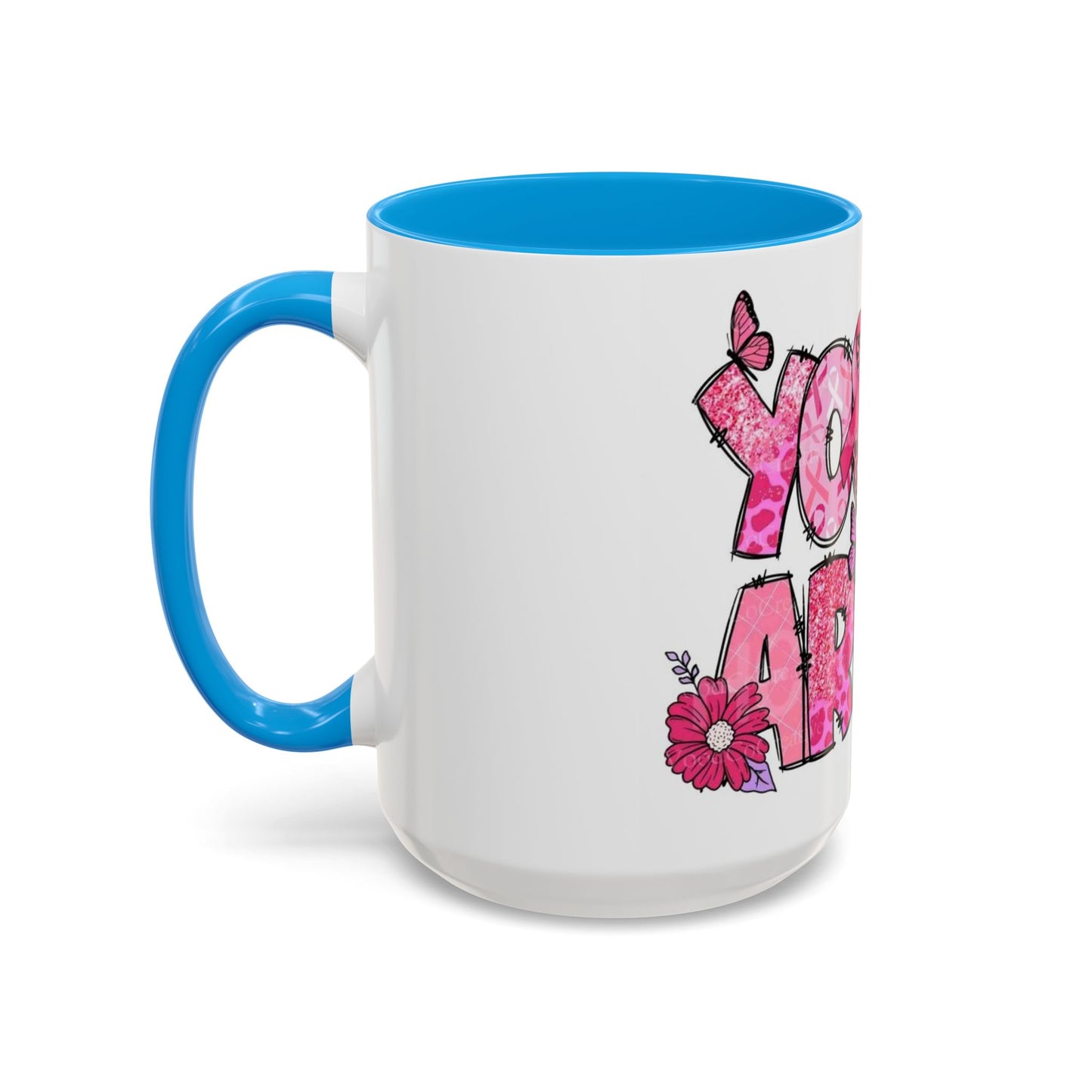 Cancer Hope Collection Empowering Inspirational Mug for Breast Cancer Awareness