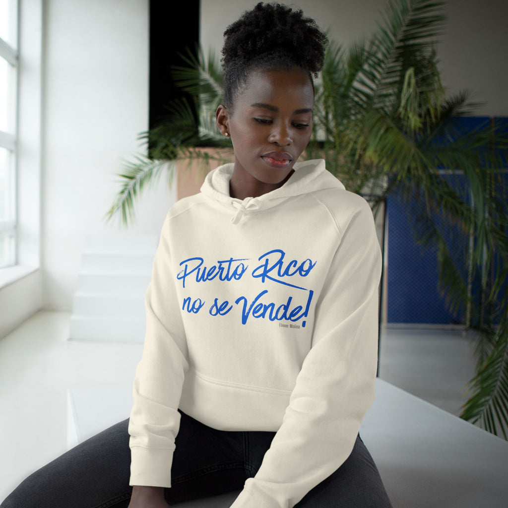 Hoodie  "Puerto Rico No Se Vende" Script Protest Pullover