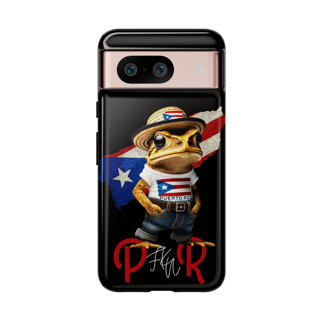 Puerto Rican Frog Tough Phone Case  Puerto Rico Flag Patriotic Protective Case