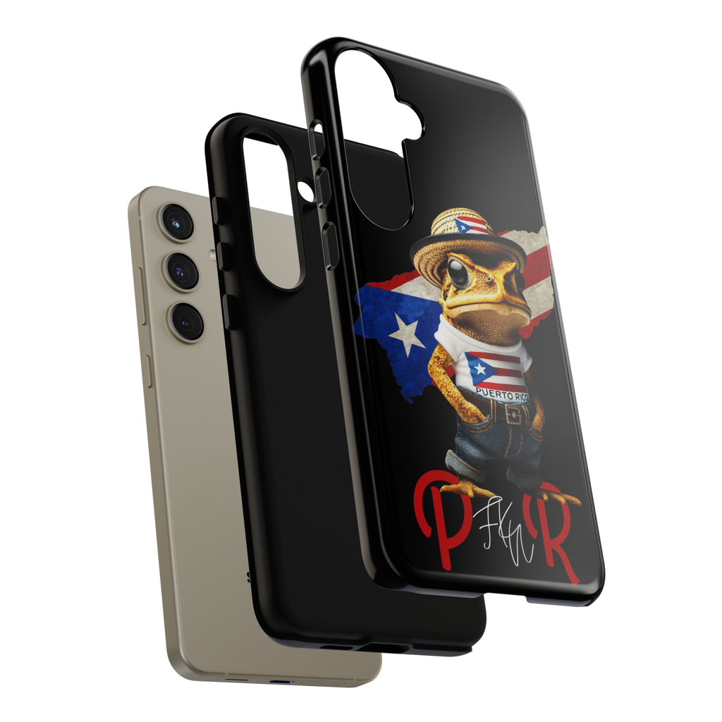 Puerto Rican Frog Tough Phone Case  Puerto Rico Flag Patriotic Protective Case
