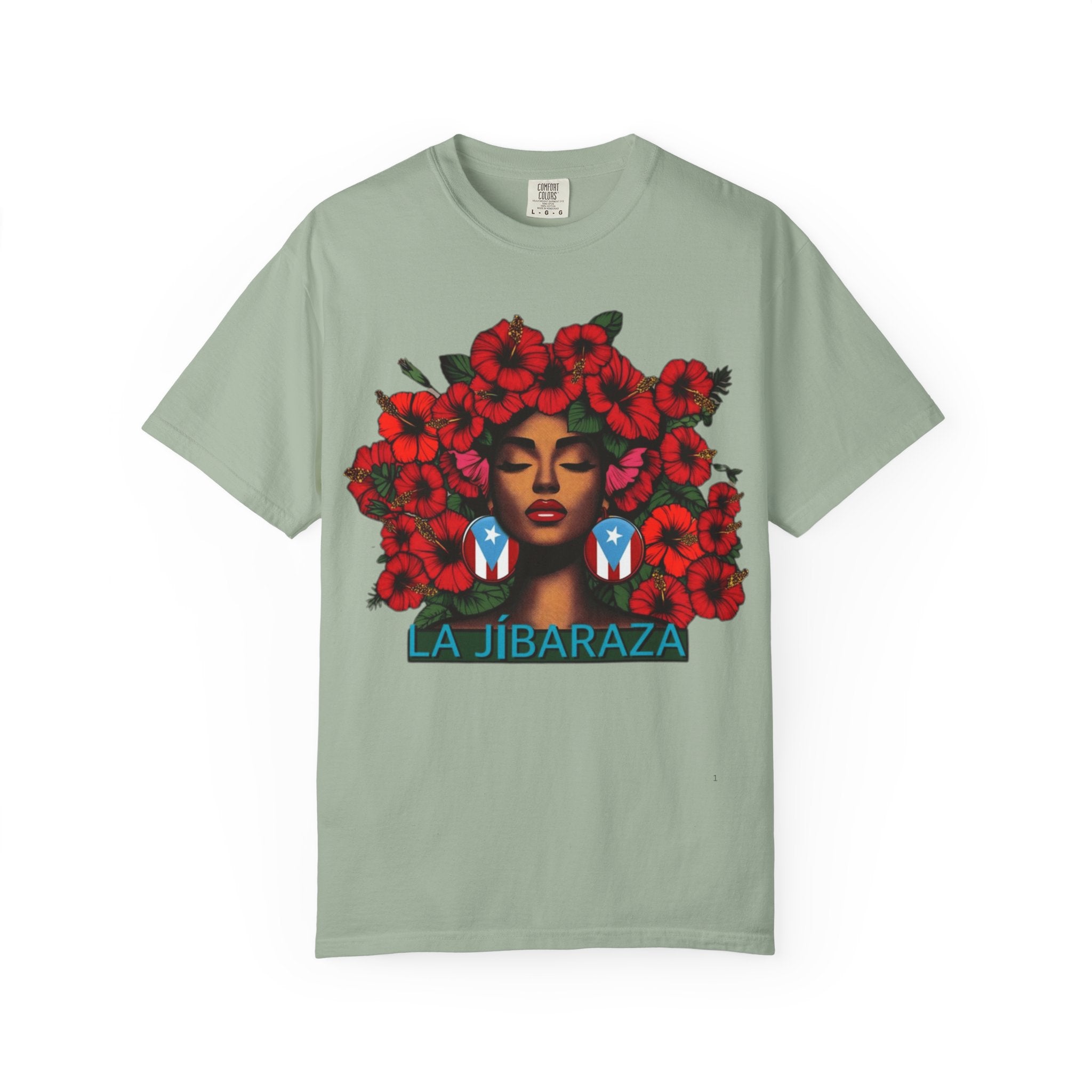 Puerto Rico Navidades T-Shirt — "La Jíbaraza" Floral Puerto Rican Pride Tee