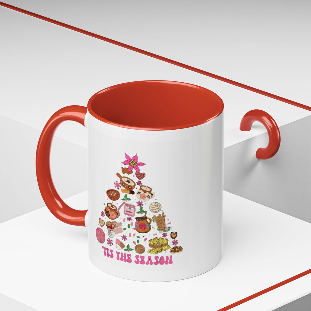 Coffee Mug - 'Tis the Season' Holiday Cookie Tree Accent Mug (11/15oz)