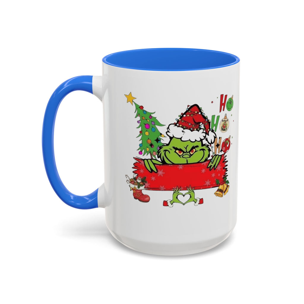 Christmas Grinch Mug (11oz & 15oz)  Funny Holiday Coffee Cup with Grinch Illustration Christmas Mugs Collection!