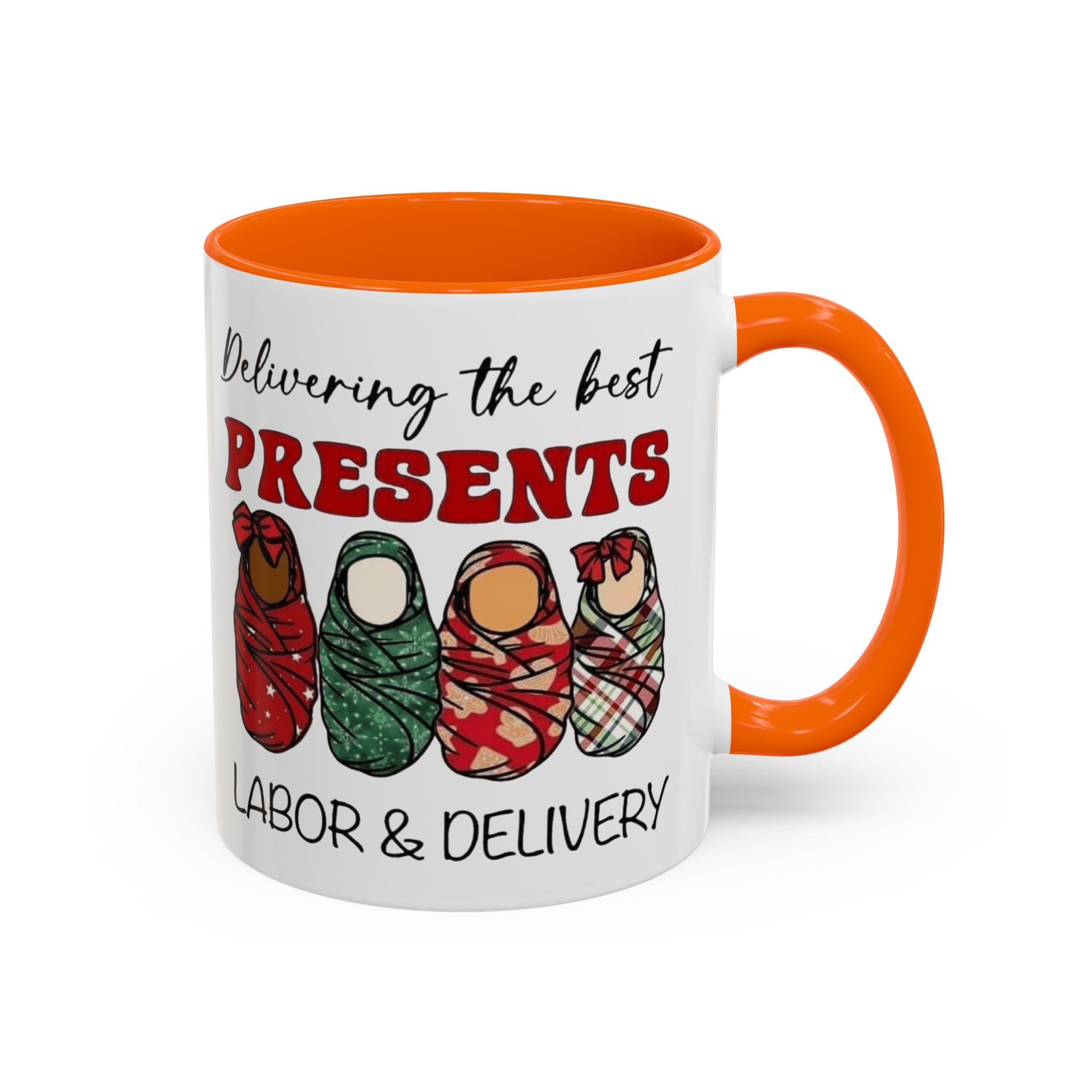 Christmas Presents Delivery Coffee Mug — "Delivering the Best Presents" Accent Mug Medical Christmas Mug,