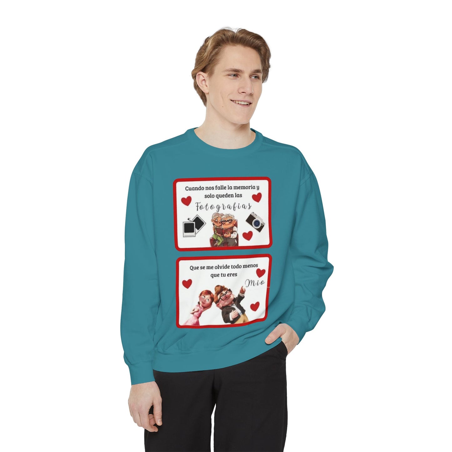 Valentine's Day Photo Collage  Romantico SAN VALENTÍN sweatshirt