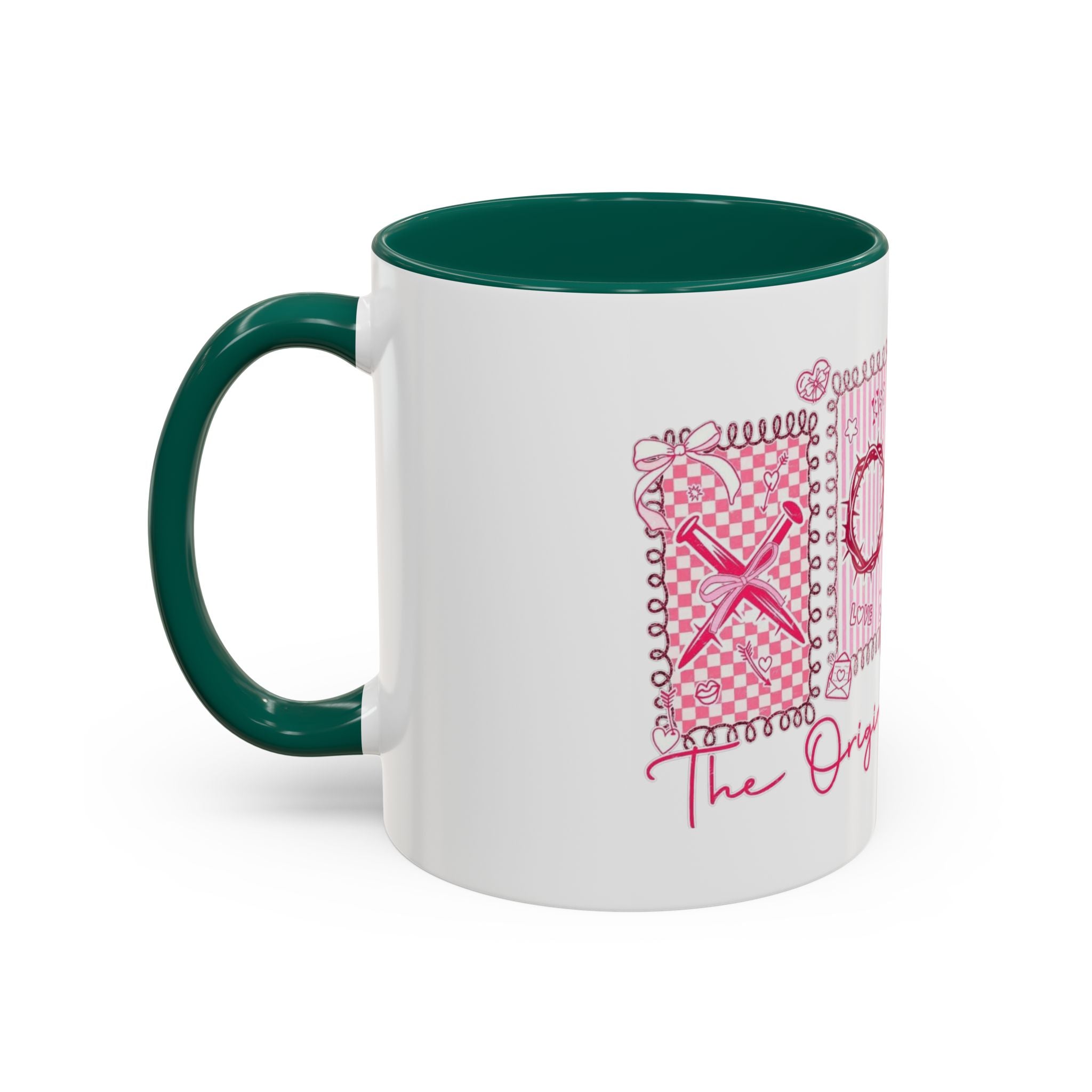 Love Letters XOXO Ceramic Mug — Colorful 11oz & 15oz Coffee Cup