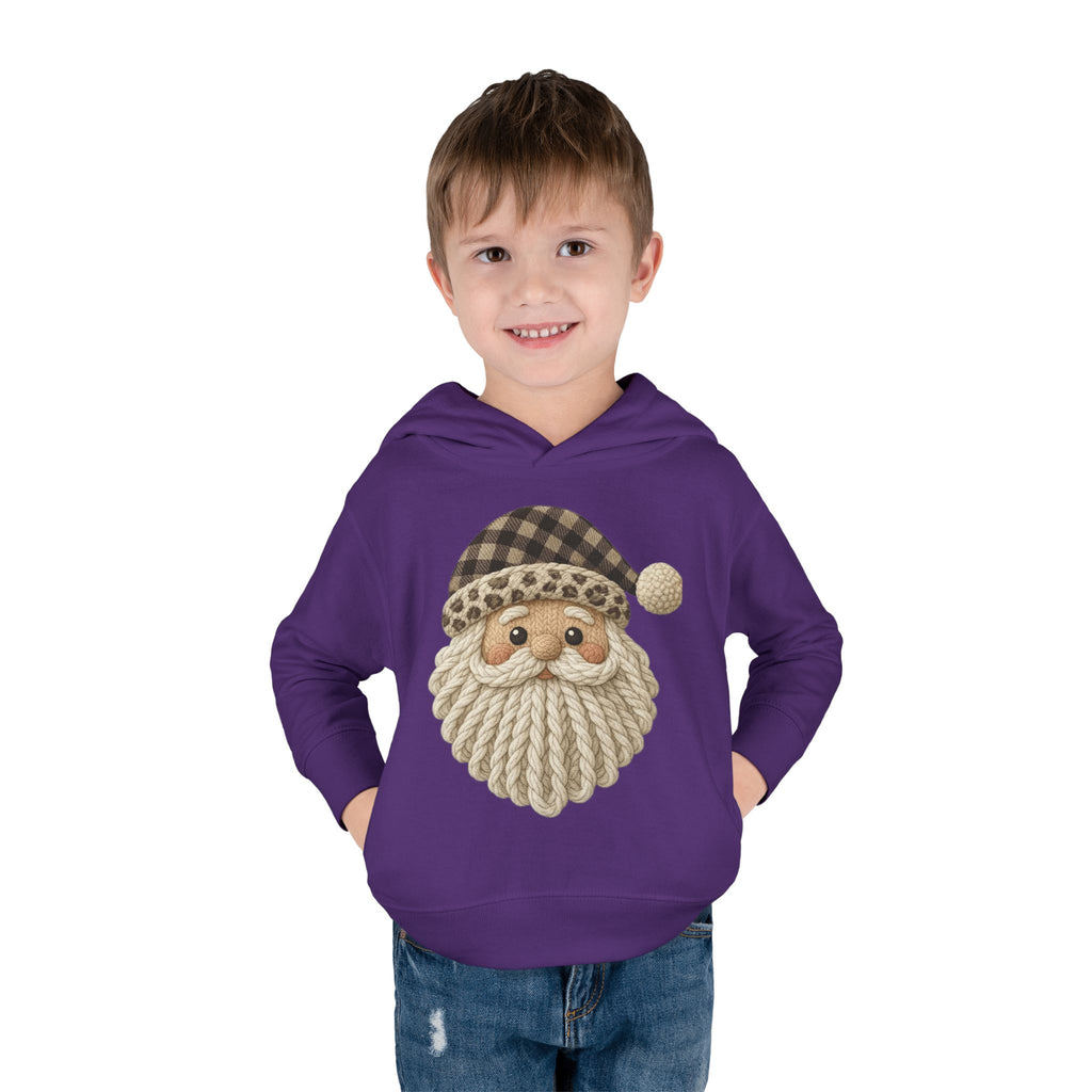 Toddler Hoodie  Cozy Plaid Santa Gnome Pullover