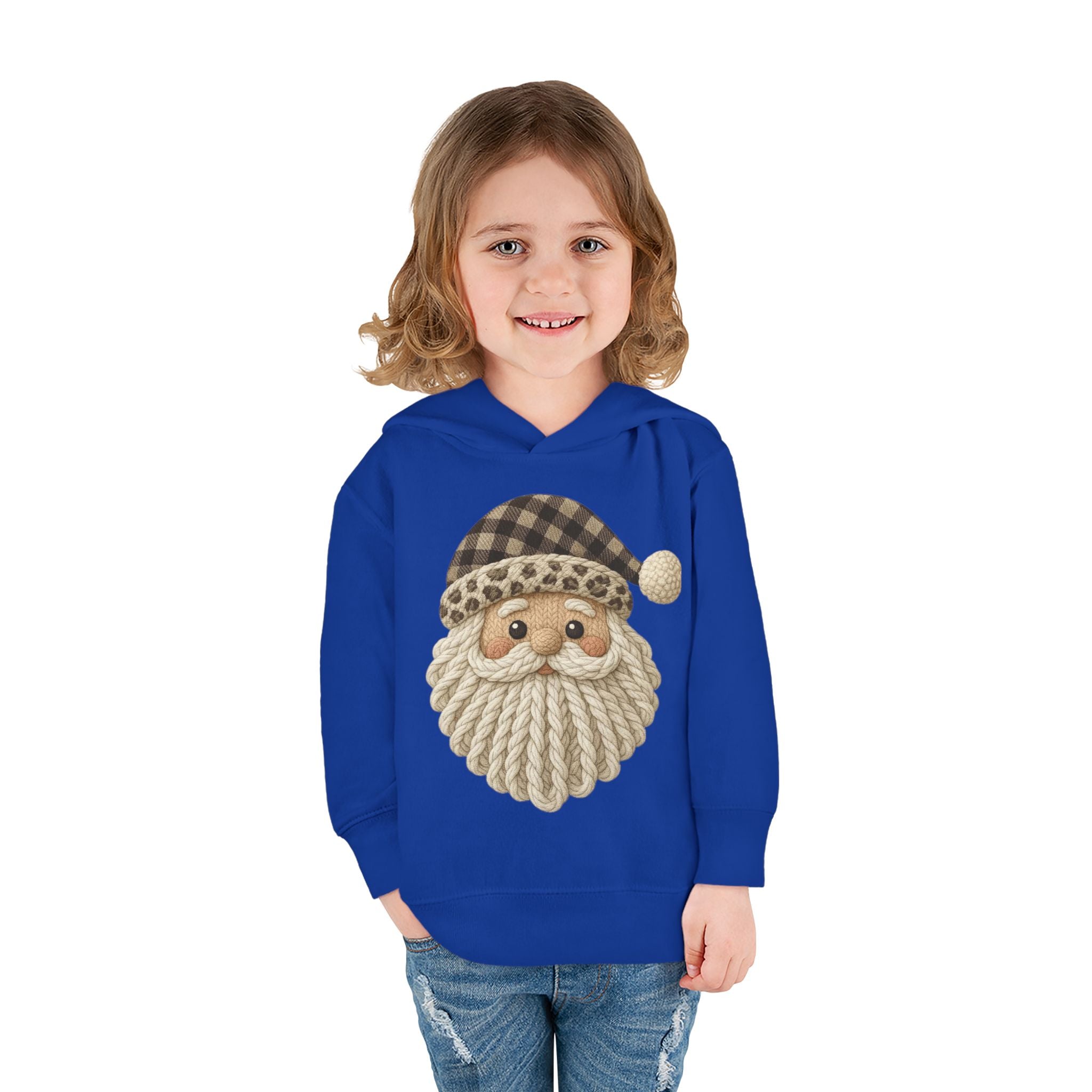 Toddler Hoodie  Cozy Plaid Santa Gnome Pullover