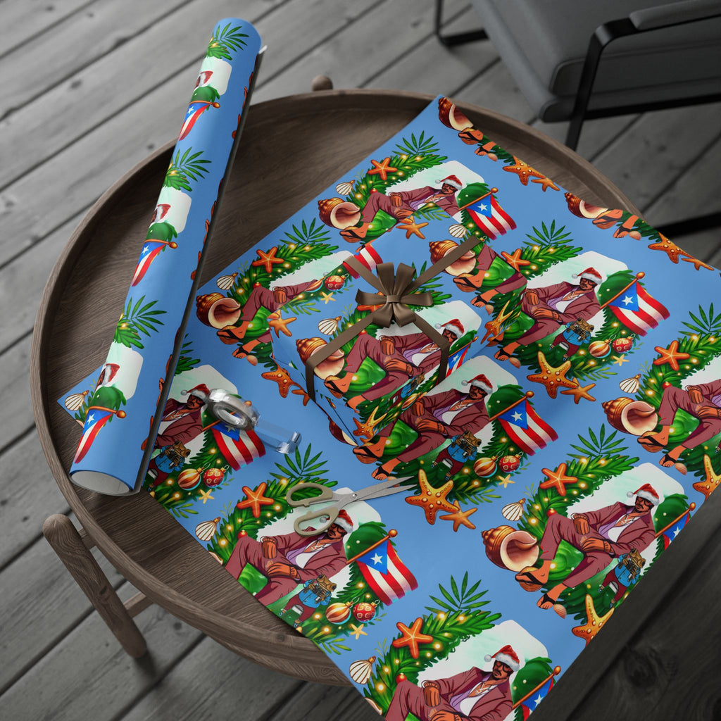 Puerto Rico Wrapping Paper – Cultural Gift Wrap | Boricua Heritage Design | Holiday & Celebration Gift Packaging