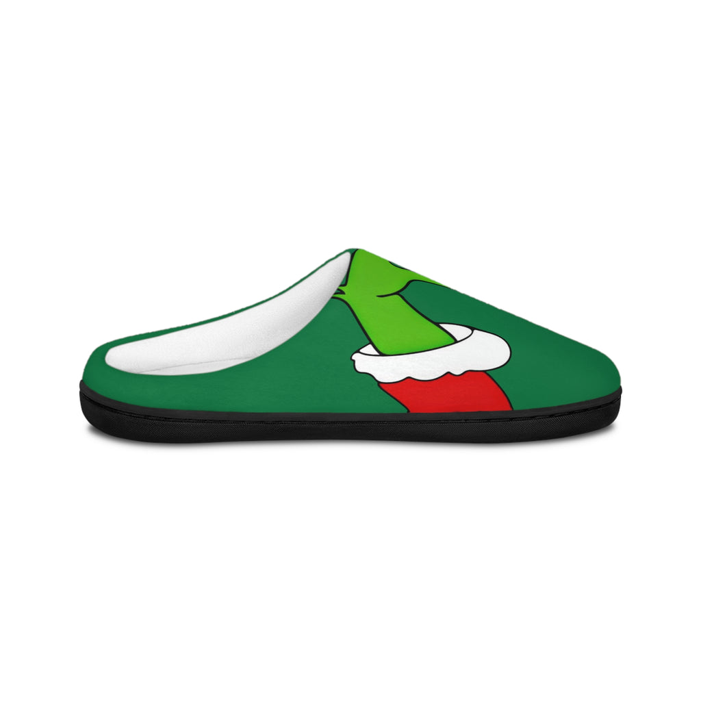 Men's Holiday Grinch Benito Slippers — Festive Indoor House Shoes