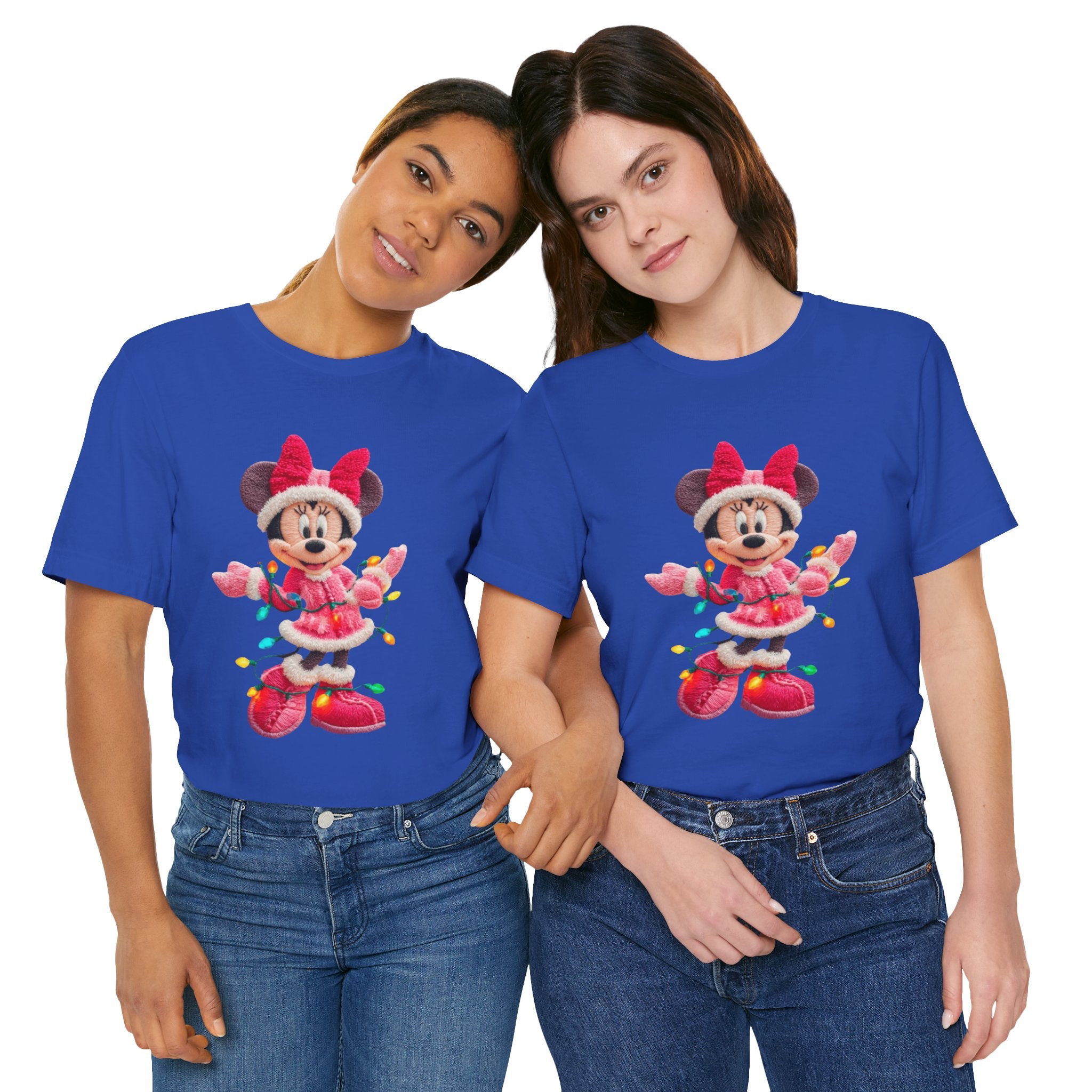Minnie Mouse Holiday Lights T-Shirt Festive Holiday Designs