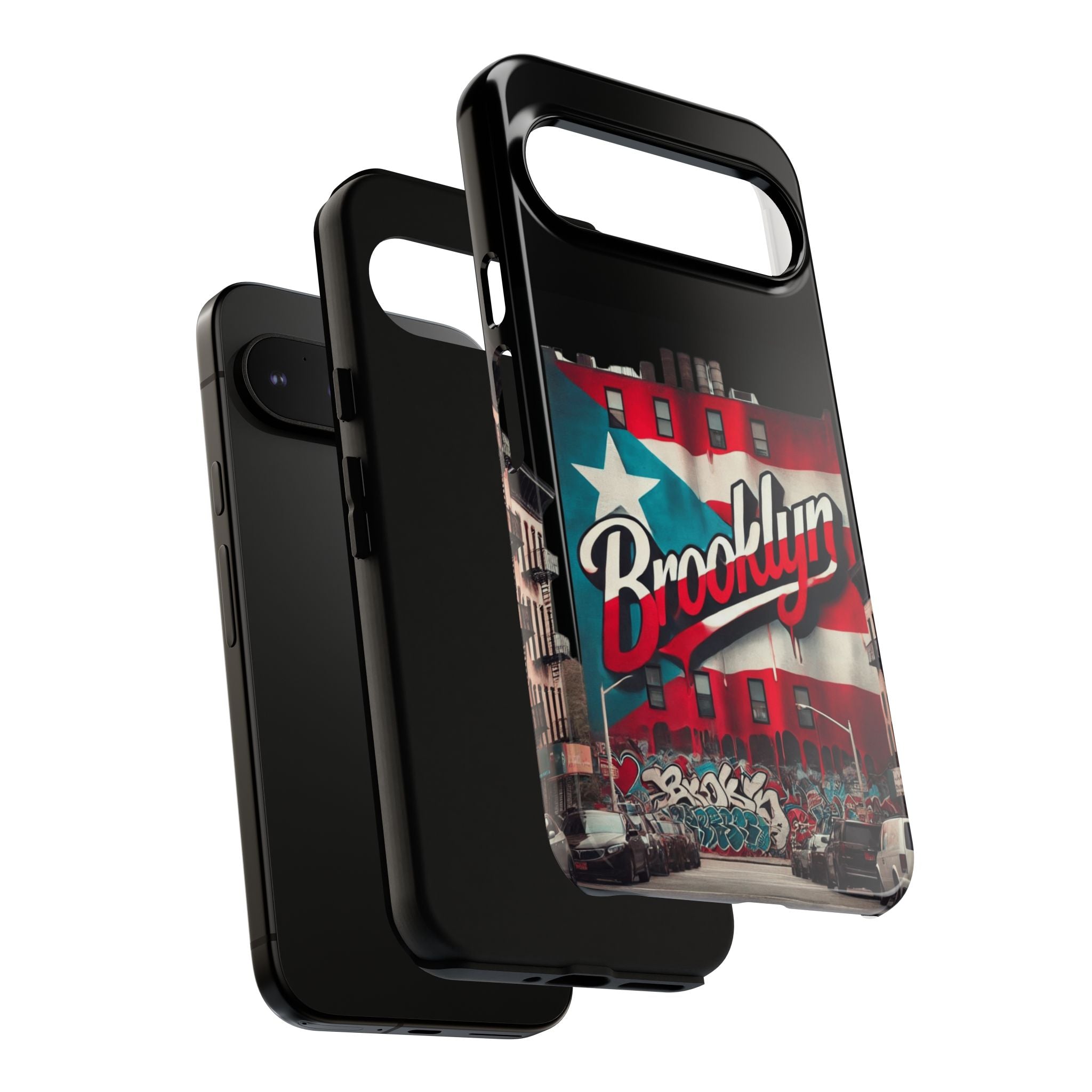 Brooklyn Street Art Phone Case  Urban Graffiti Protective Cover