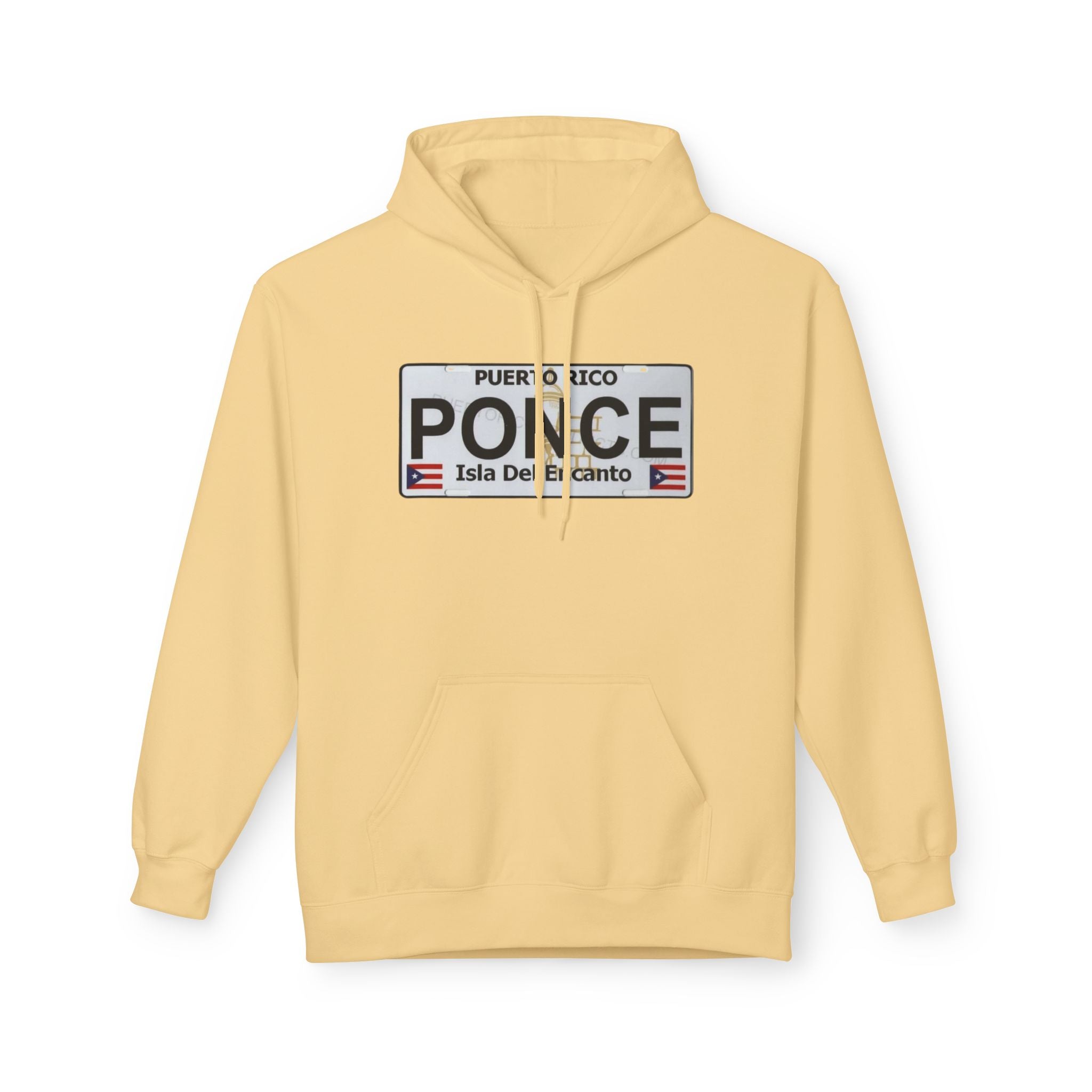Ponce Puerto Rico License Plate Hoodie Isla Del Encanto Pullover