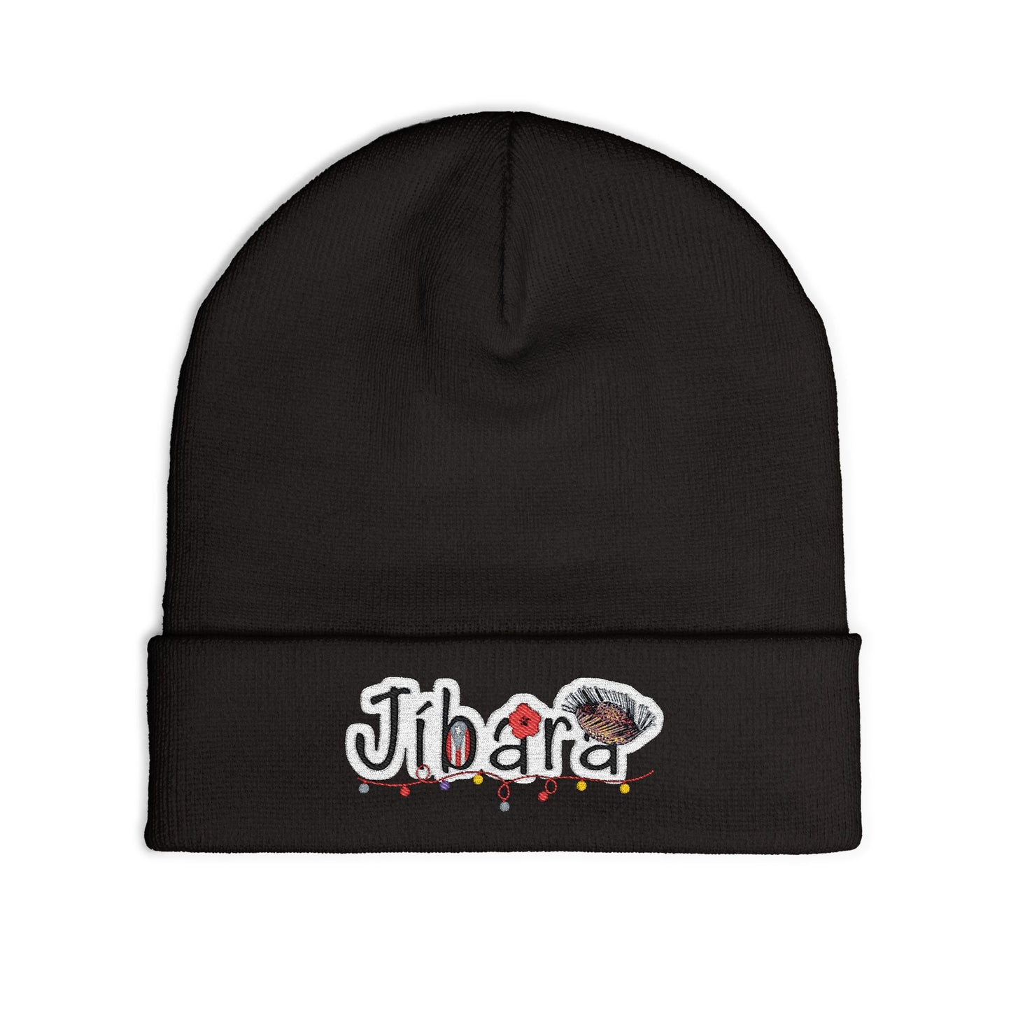 Embroidered 'Jibara' Knit Beanie Cozy Puerto Rican Pride Hat Boricua Winter Beanie – Puerto Rico Pride Knit Hat