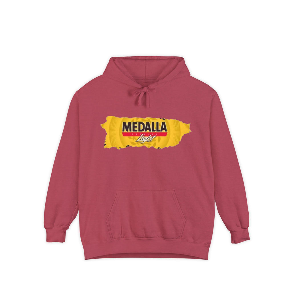 Medalla Light Logo Hoodie Vintage Beer Brand Pullover Puerto Rico Navidade