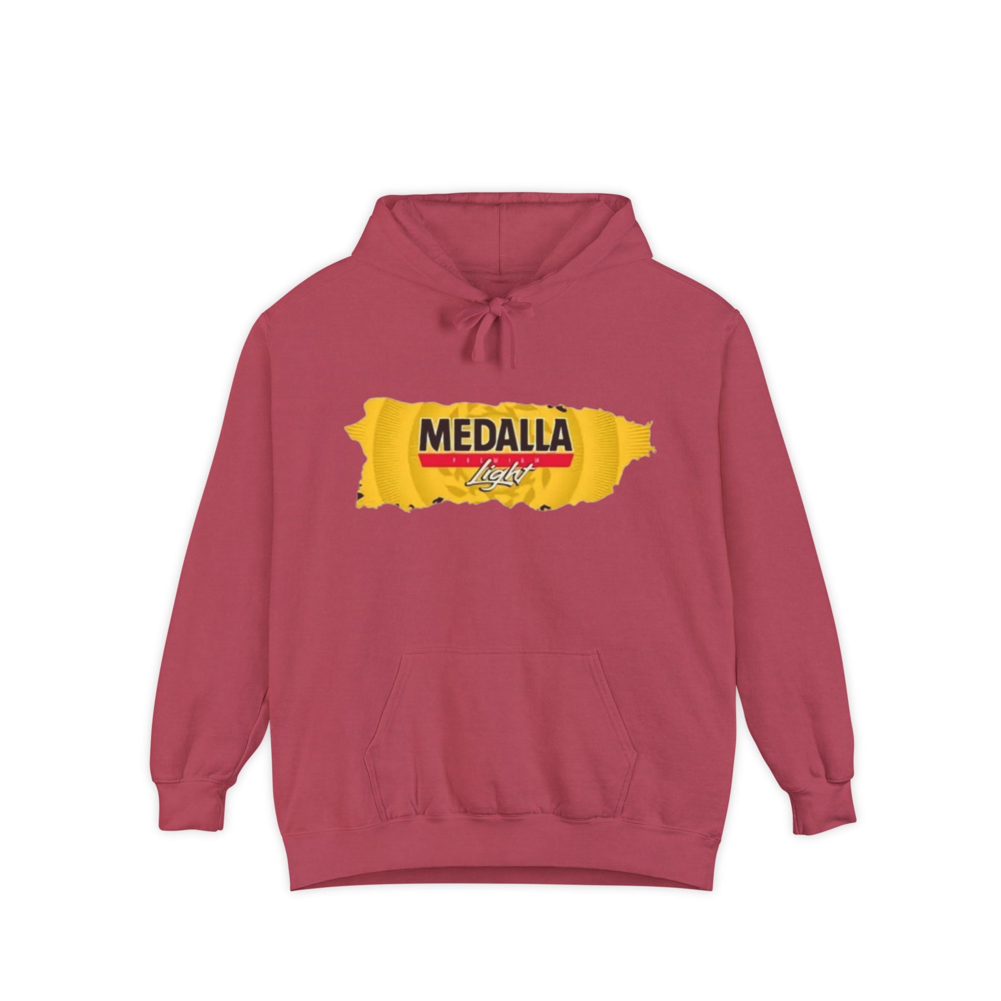 Medalla Light Logo Hoodie Vintage Beer Brand Pullover Puerto Rico Navidade