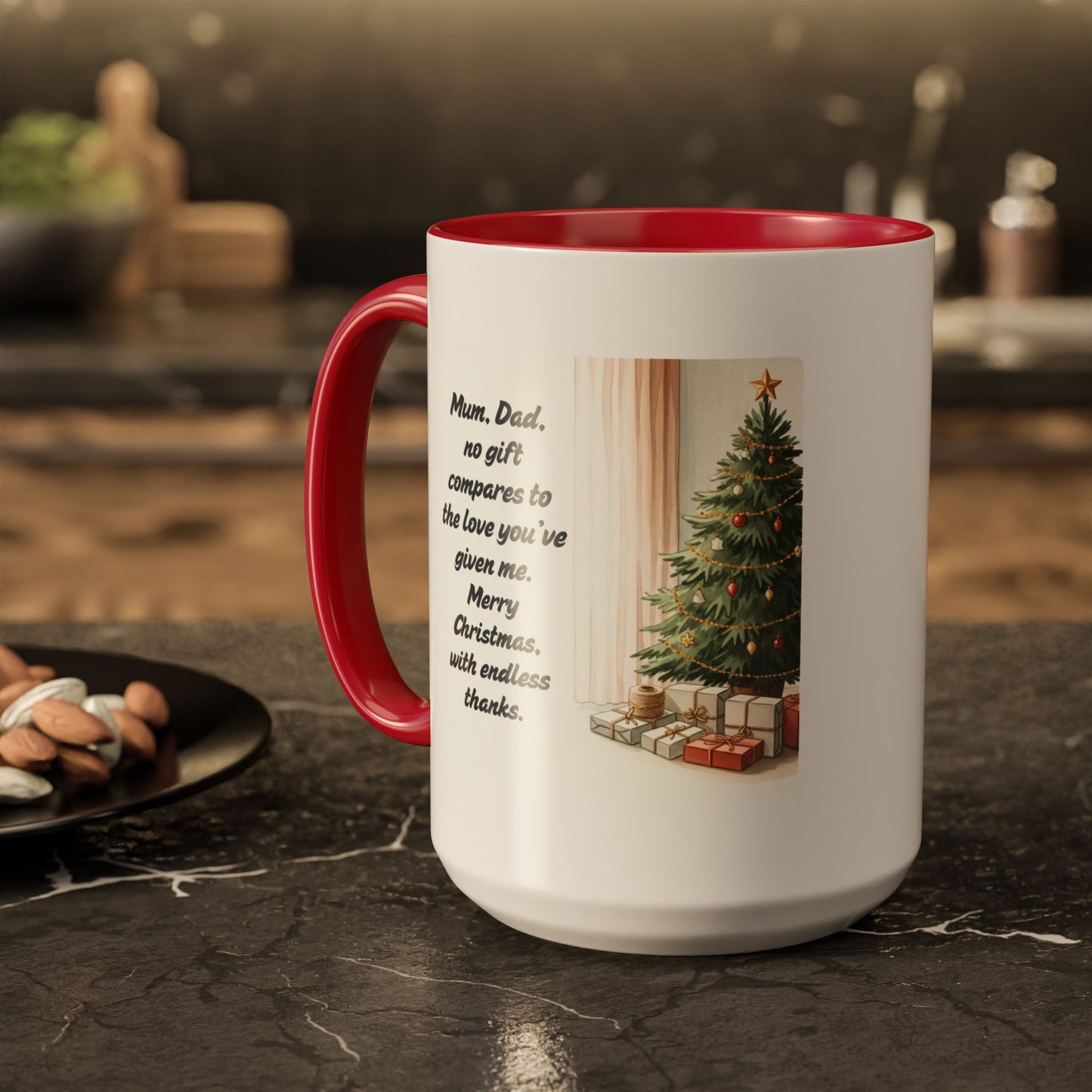 Christmas Mugs  Holiday Coffee Cups with Festive Quotes & Designs  Colorful 11oz & 15oz Coffee Cup with Heartfelt Message