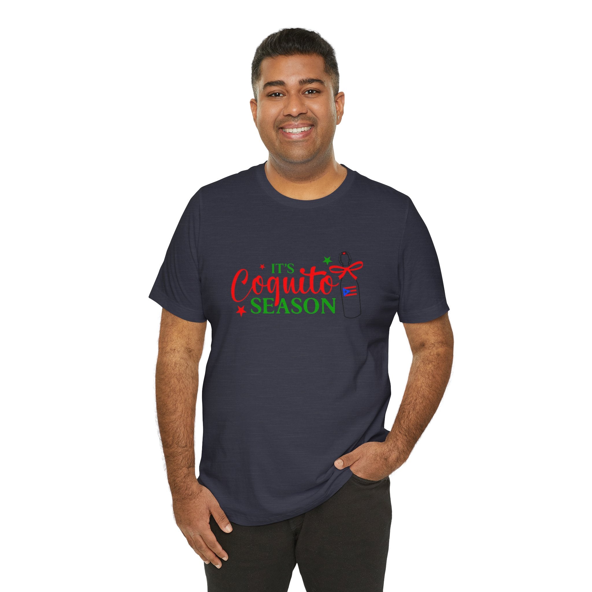 It's Coquito Season T-Shirt - Christmas Puerto Rican Holiday Cocktail Tee