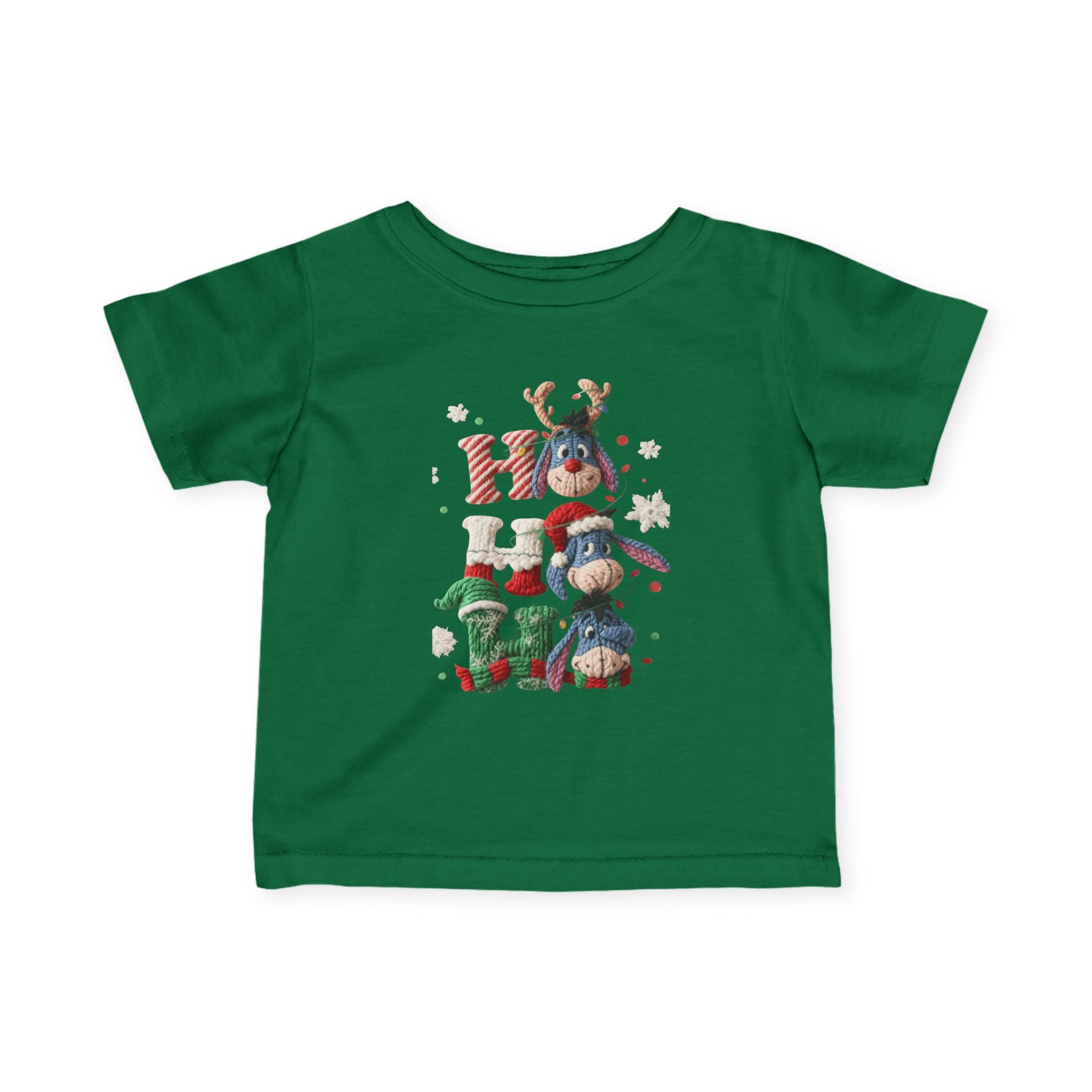 Infant Tee  Cute Holiday Penguins & Polar Bears Christmas Stack