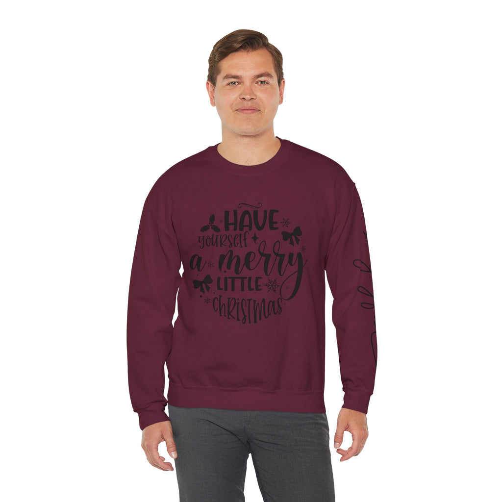 Xmas Shirts & Sweaters | Funny, Cute & Classic Christmas Designs Merry Christmas Crewneck Sweatshirt - Cozy Unisex Holiday Apparel