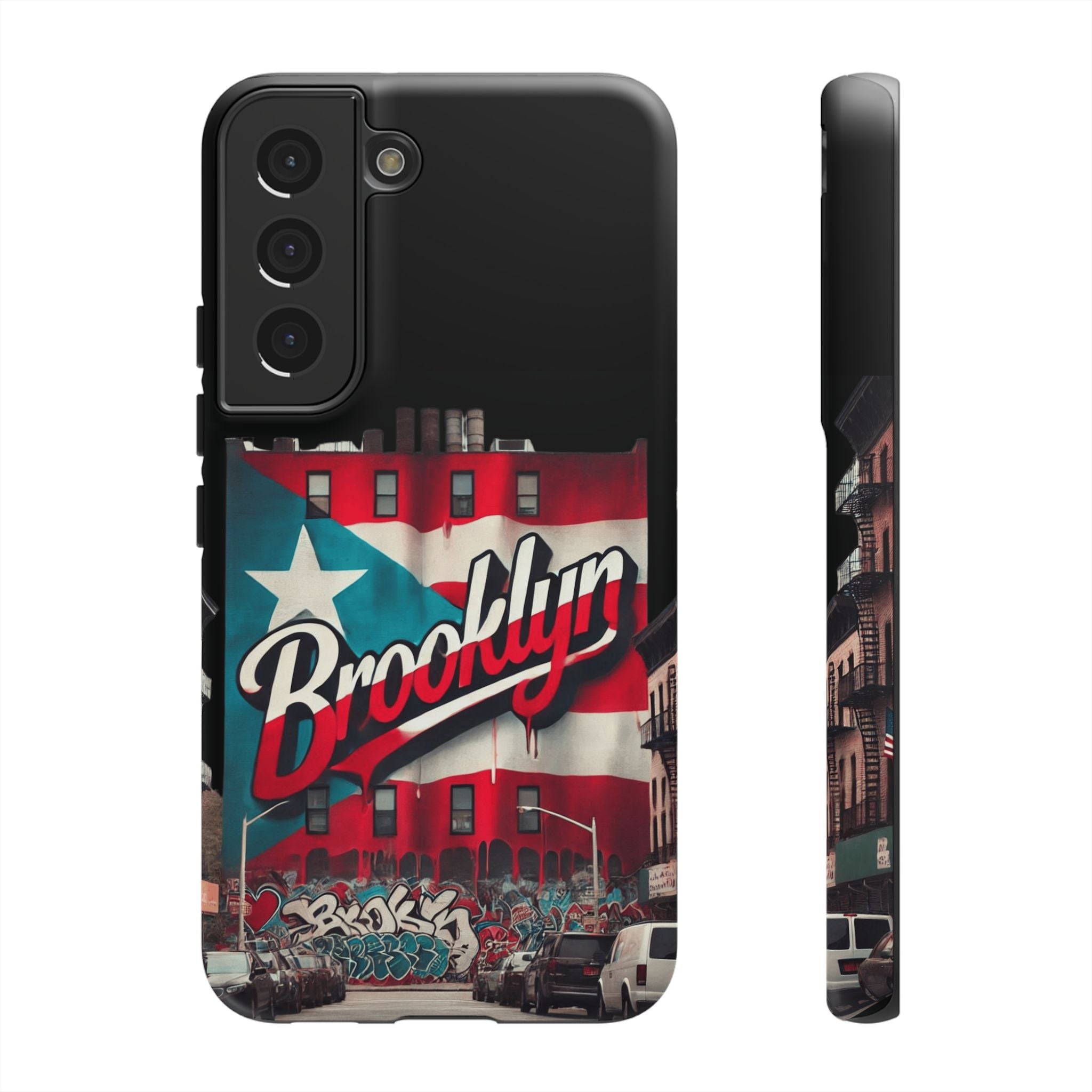 Brooklyn Street Art Phone Case  Urban Graffiti Protective Cover
