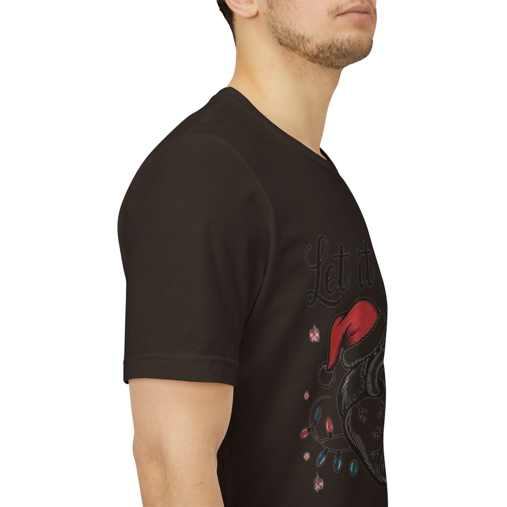 Let It Flow Heart Tee  Christmas Anatomical Heart Shirt