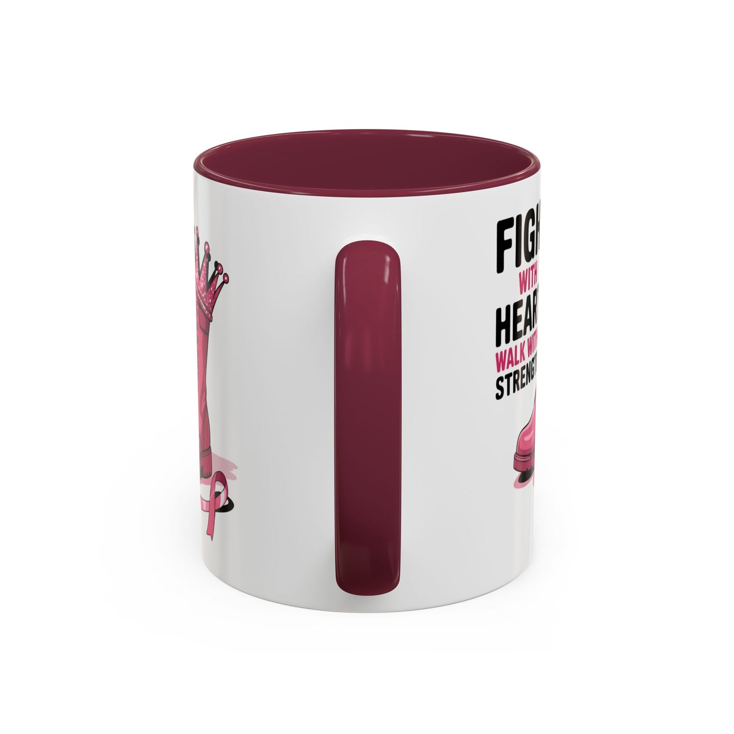 You Beat It! Cancer Survivor Mug | Motivational Gift for Her or Him | Warrior Mug