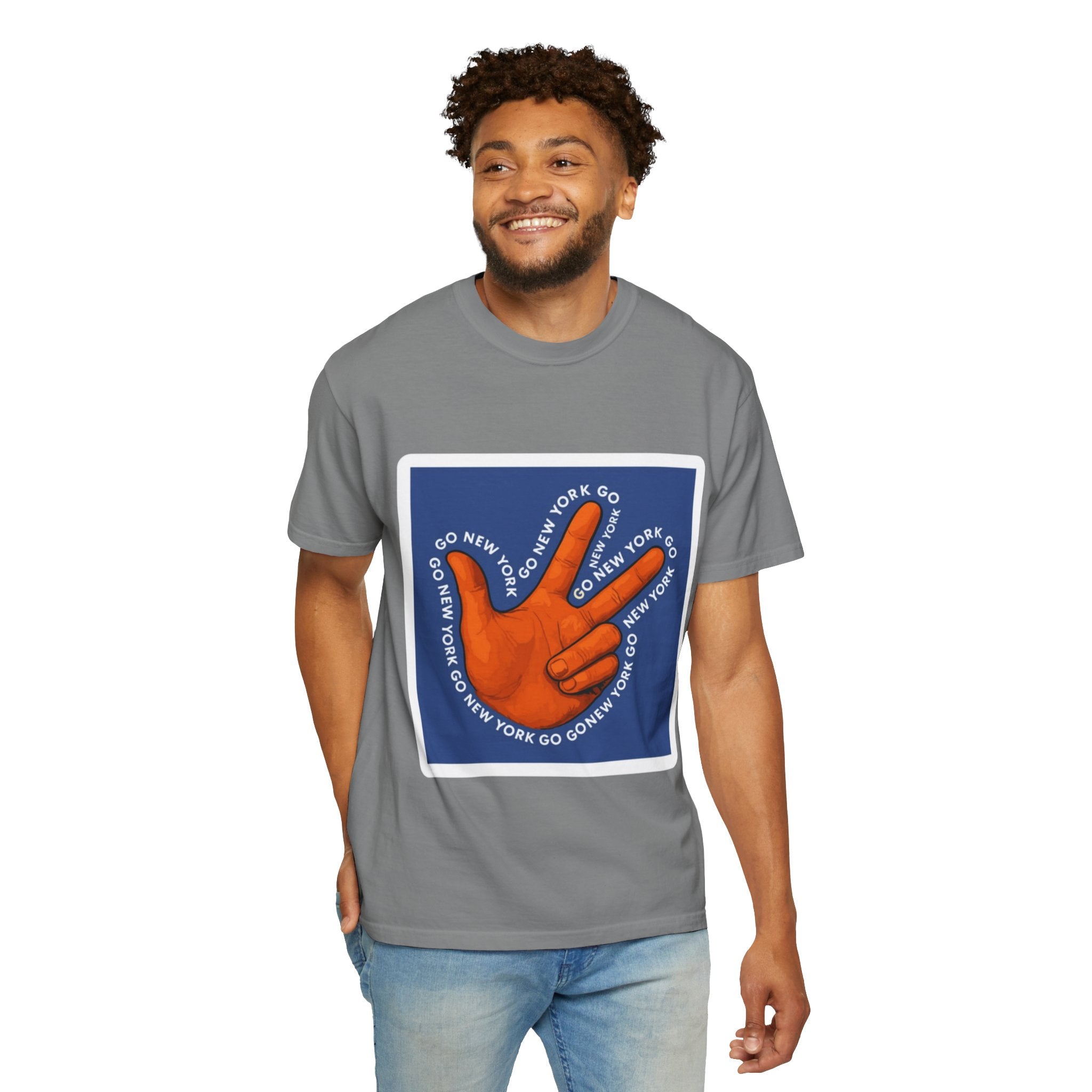 Go New York Hand Graphic T-Shirt