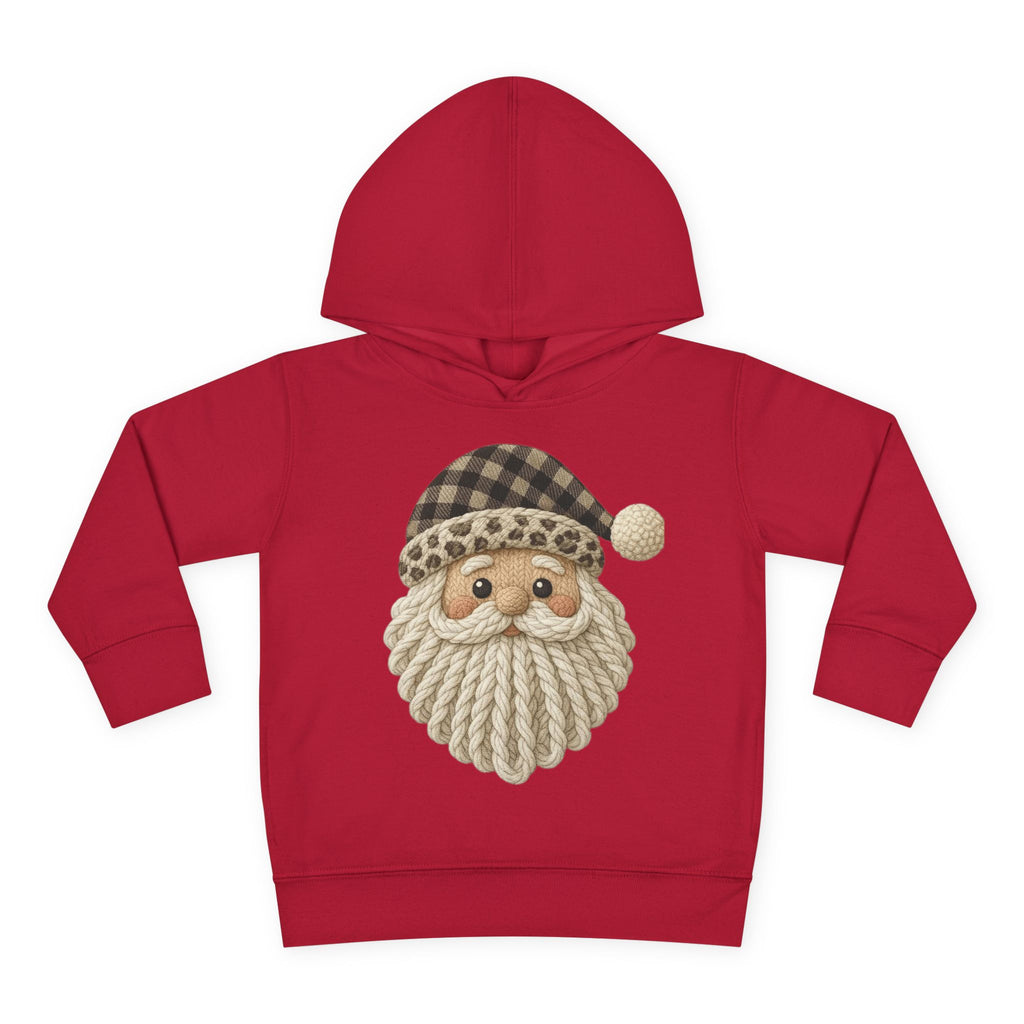 Toddler Hoodie  Cozy Plaid Santa Gnome Pullover