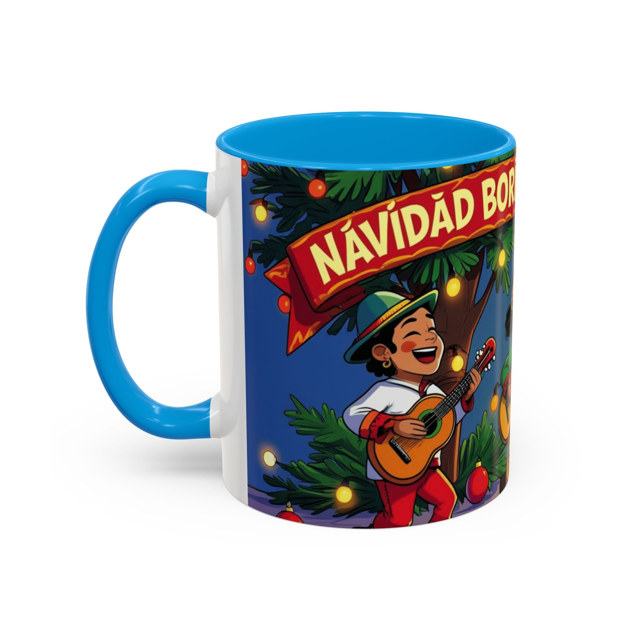 Navidad Boricua Mug Vibrant Puerto Rican Celebration Mug