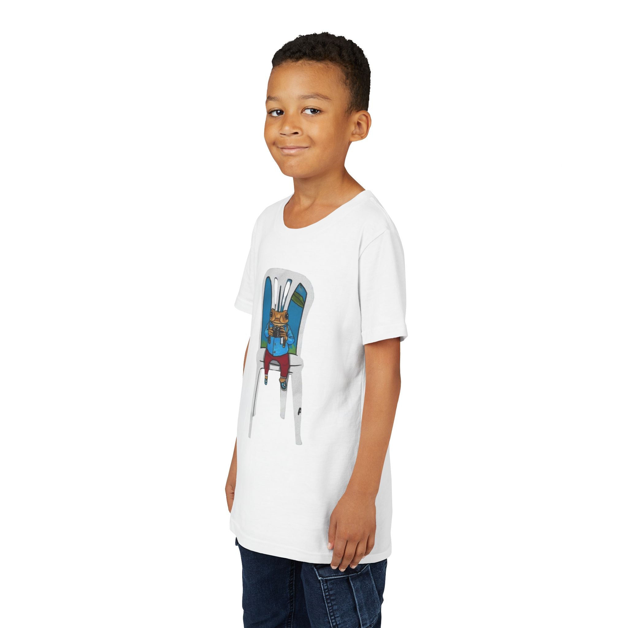 Kids Concho on a High Chair T-Shirt Cute Baby Rabbit Feeding Tee kids PUERTO RICO CHRISTMAS T-SHIRT