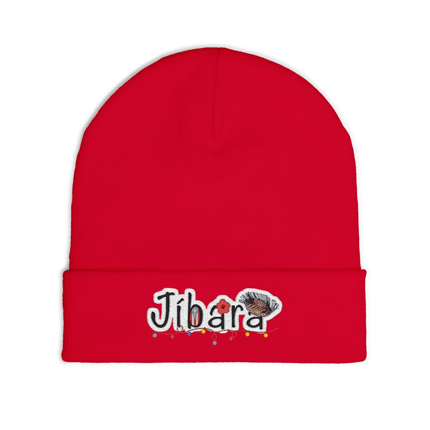 Embroidered 'Jibara' Knit Beanie Cozy Puerto Rican Pride Hat Boricua Winter Beanie – Puerto Rico Pride Knit Hat