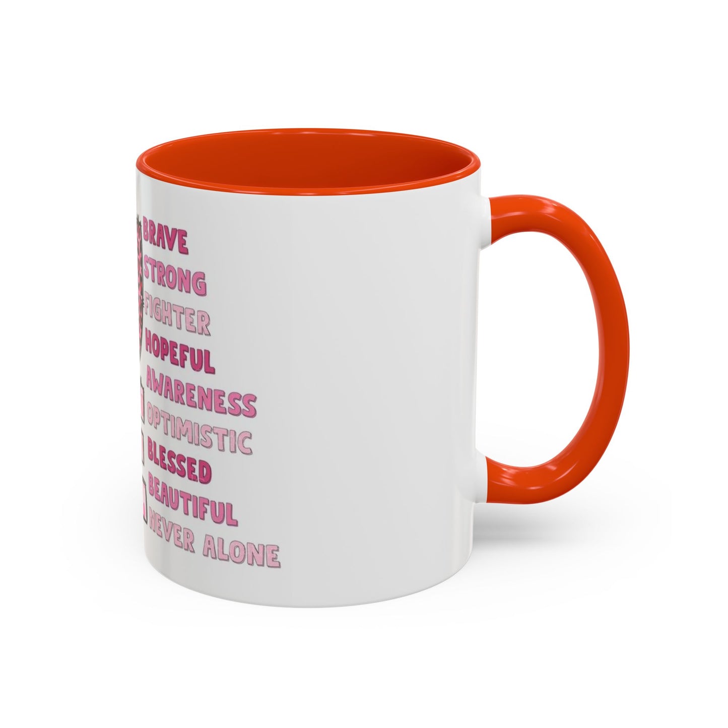 Cancer Hope Collection Empowering Inspirational Mug for Breast Cancer Awareness