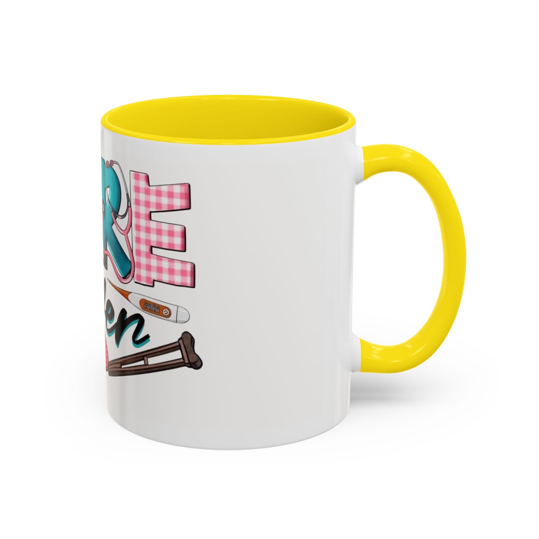 Nurse Given Accent Coffee Mug — Caregiver & Medical Equipment Design Christmas mug for all healthcare heroes