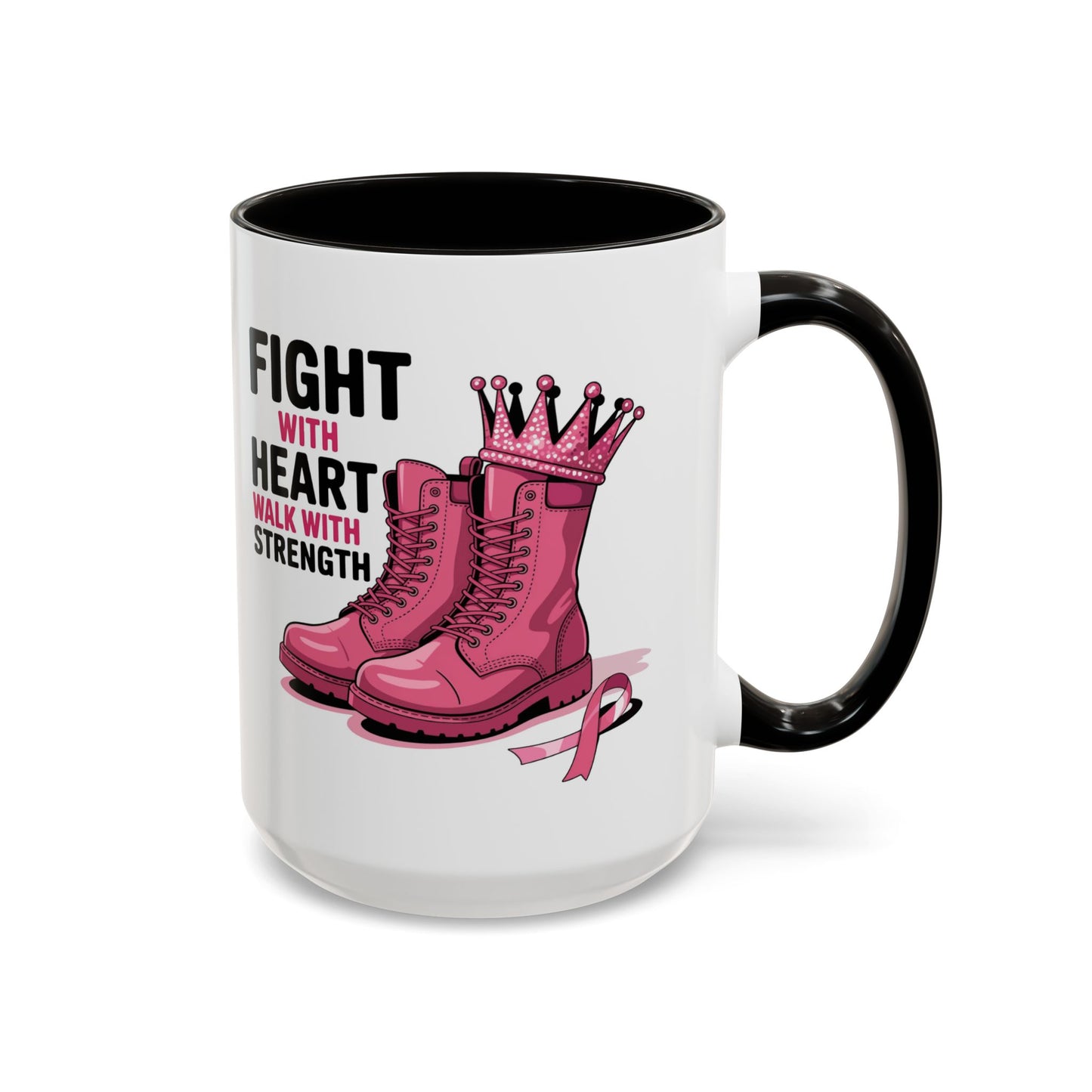 You Beat It! Cancer Survivor Mug | Motivational Gift for Her or Him | Warrior Mug
