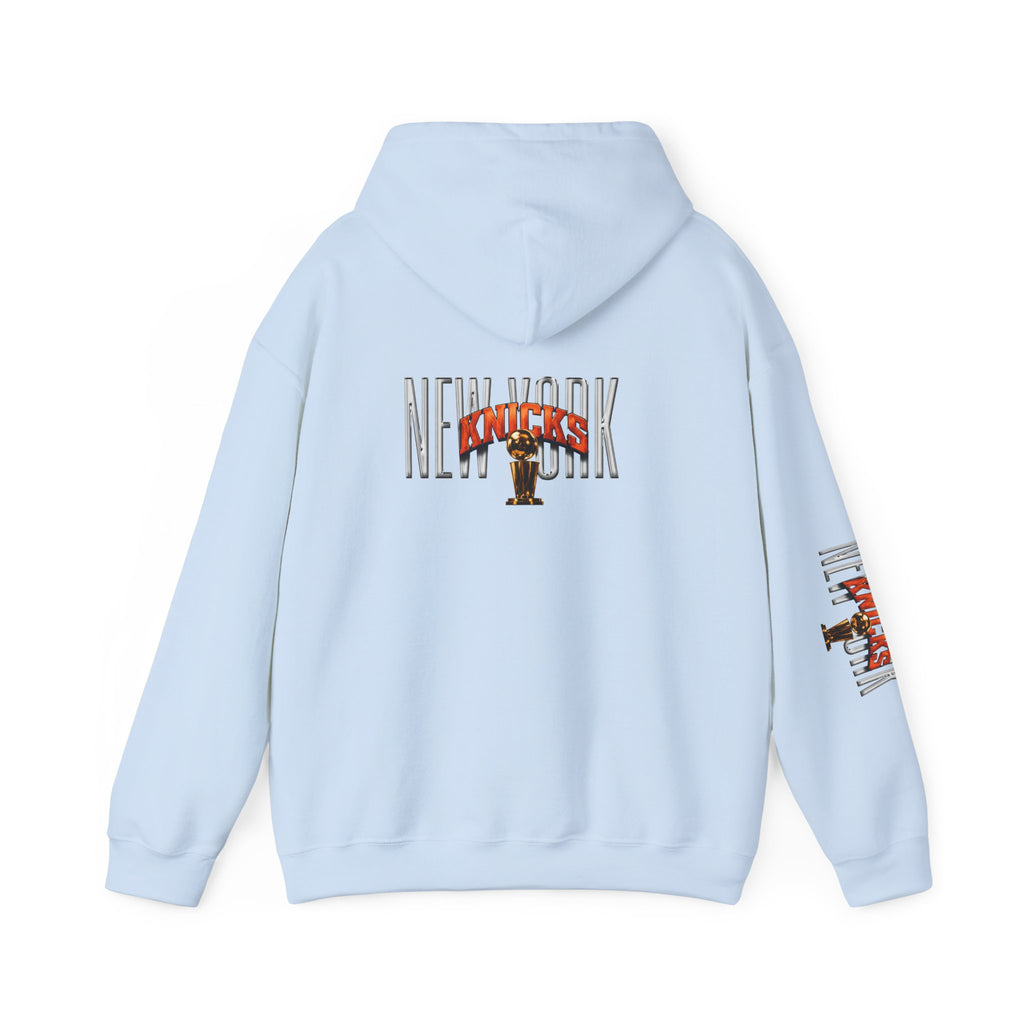 NY-K Retro Player Collage Hoodie — Basketball Fan Sweatshirt