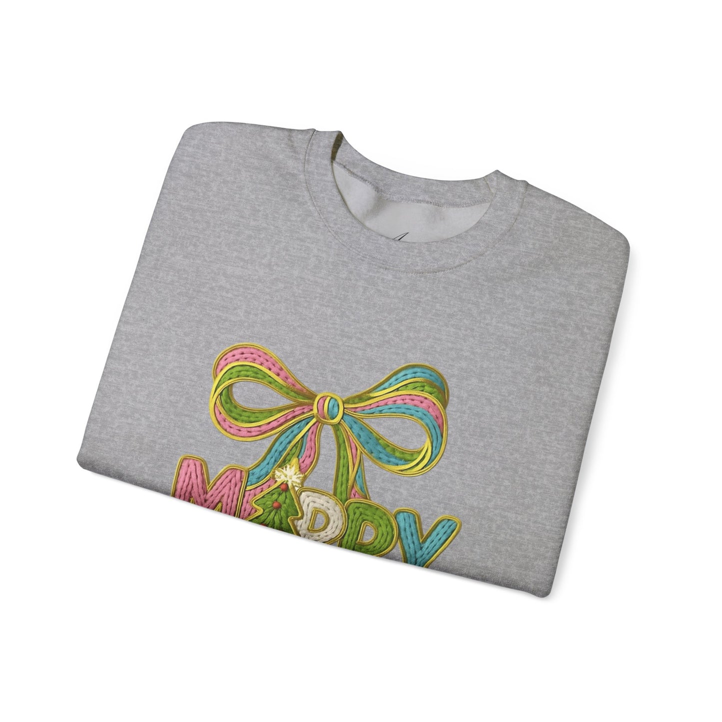 Festive Holiday Designs and Quotes Candy Christmas Tree Sweatshirt — Holiday Candyland Crewneck