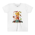 Kids Holiday Tee  Cute Stacked cartoon Characters Christmas Design