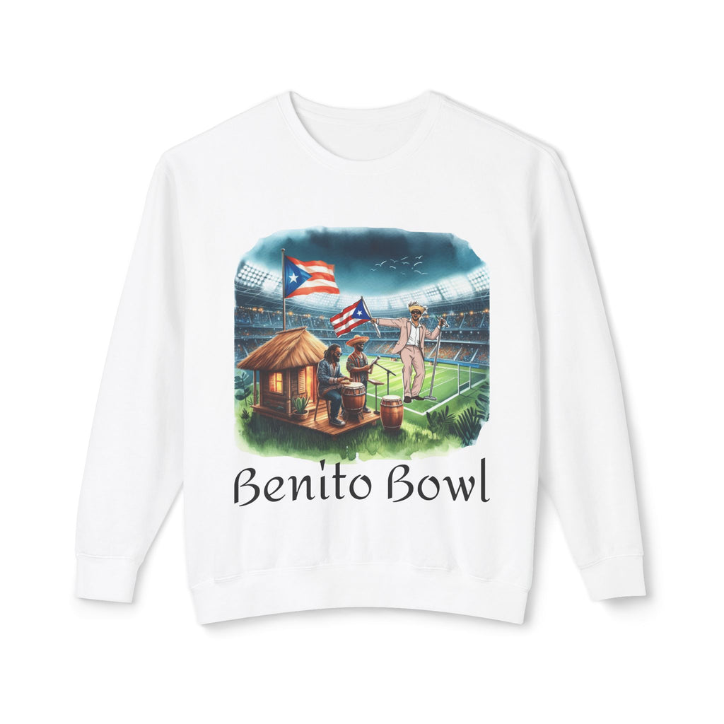 Benito Bowl Sweatshirt  Puerto Rican Tailgate SuperBowl Crewneck