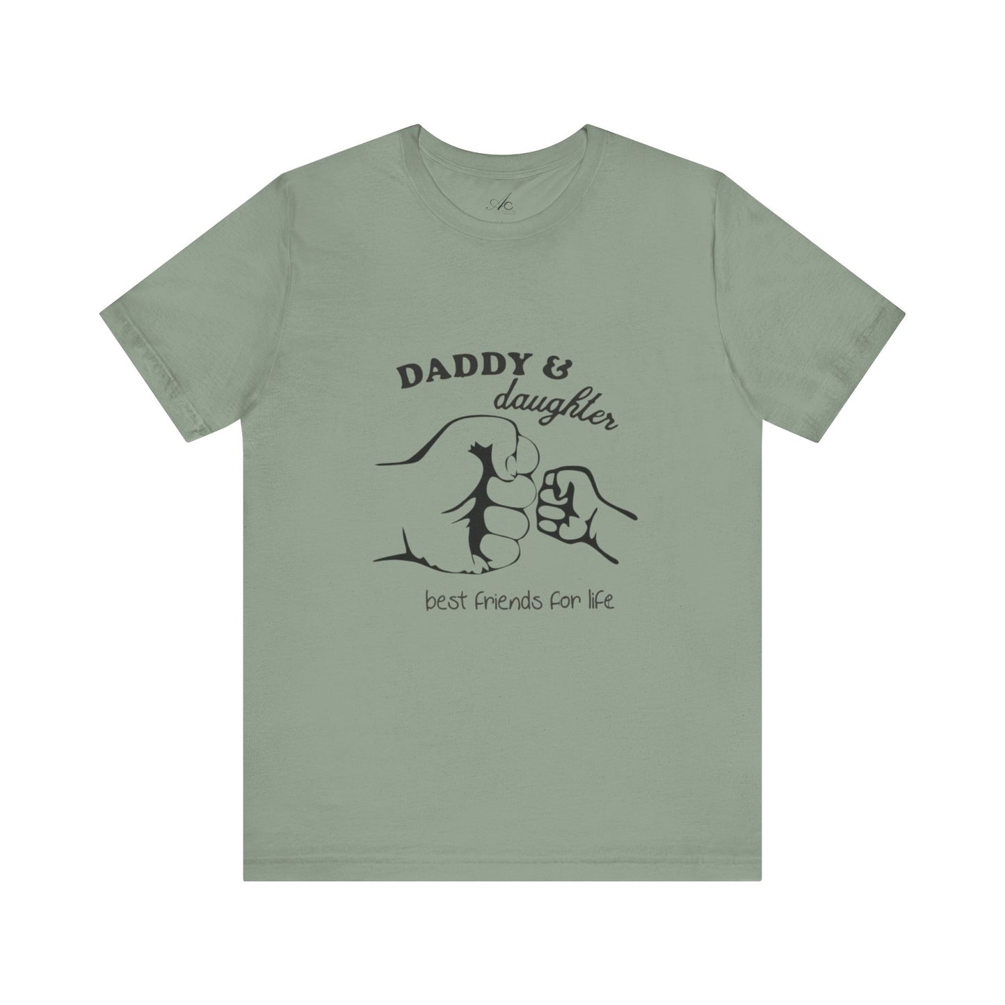 Daddy Daughter Best Friends Unisex Tee Fathers Day Gift, Family Matching Shirts, Kids & Dad Tee, Cute Parenting Apparel